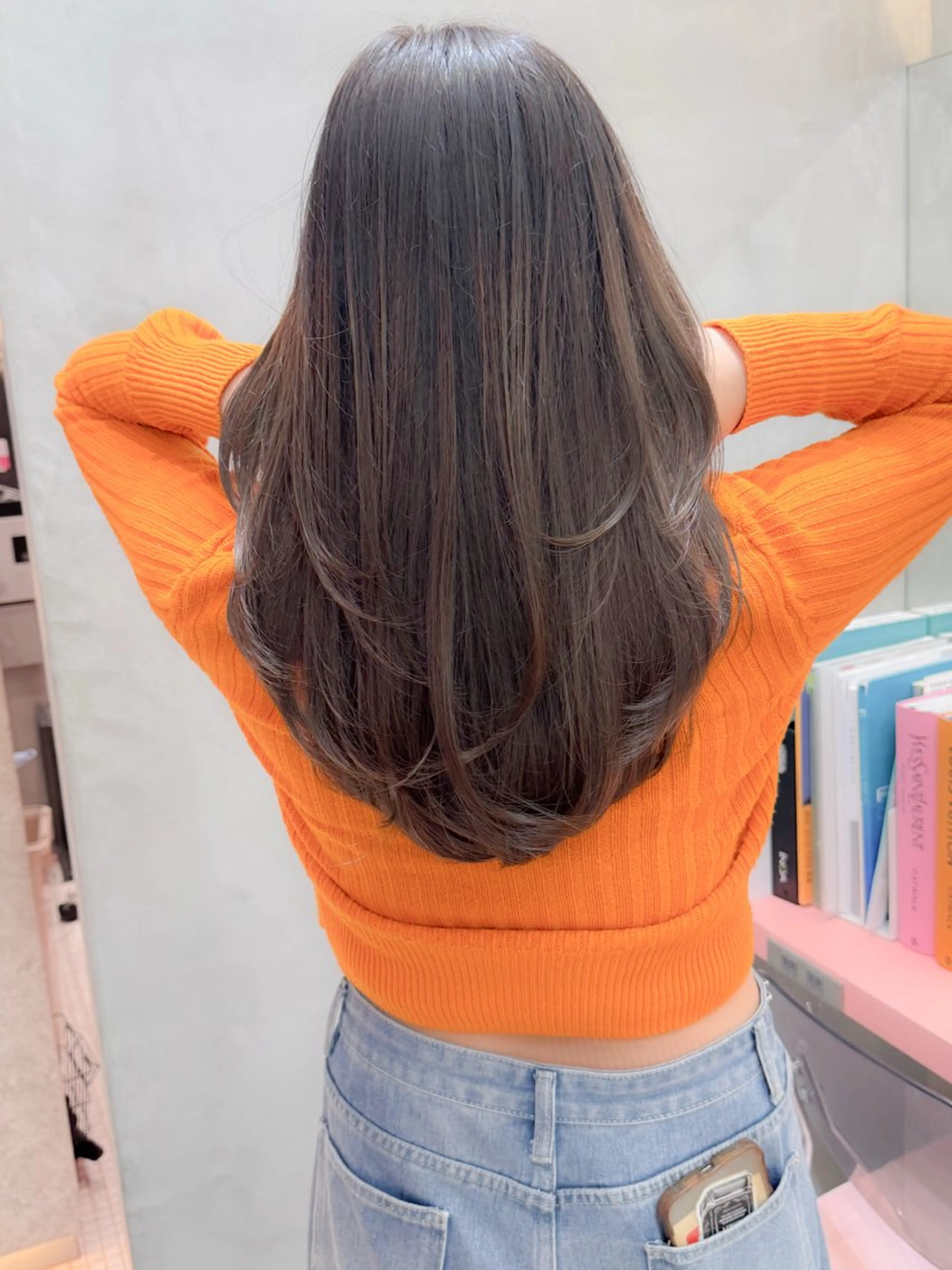 ロング カット ヘアカラー トリートメント 髪質改善縮毛矯正 リピートNo.1米倉のヘアスタイル