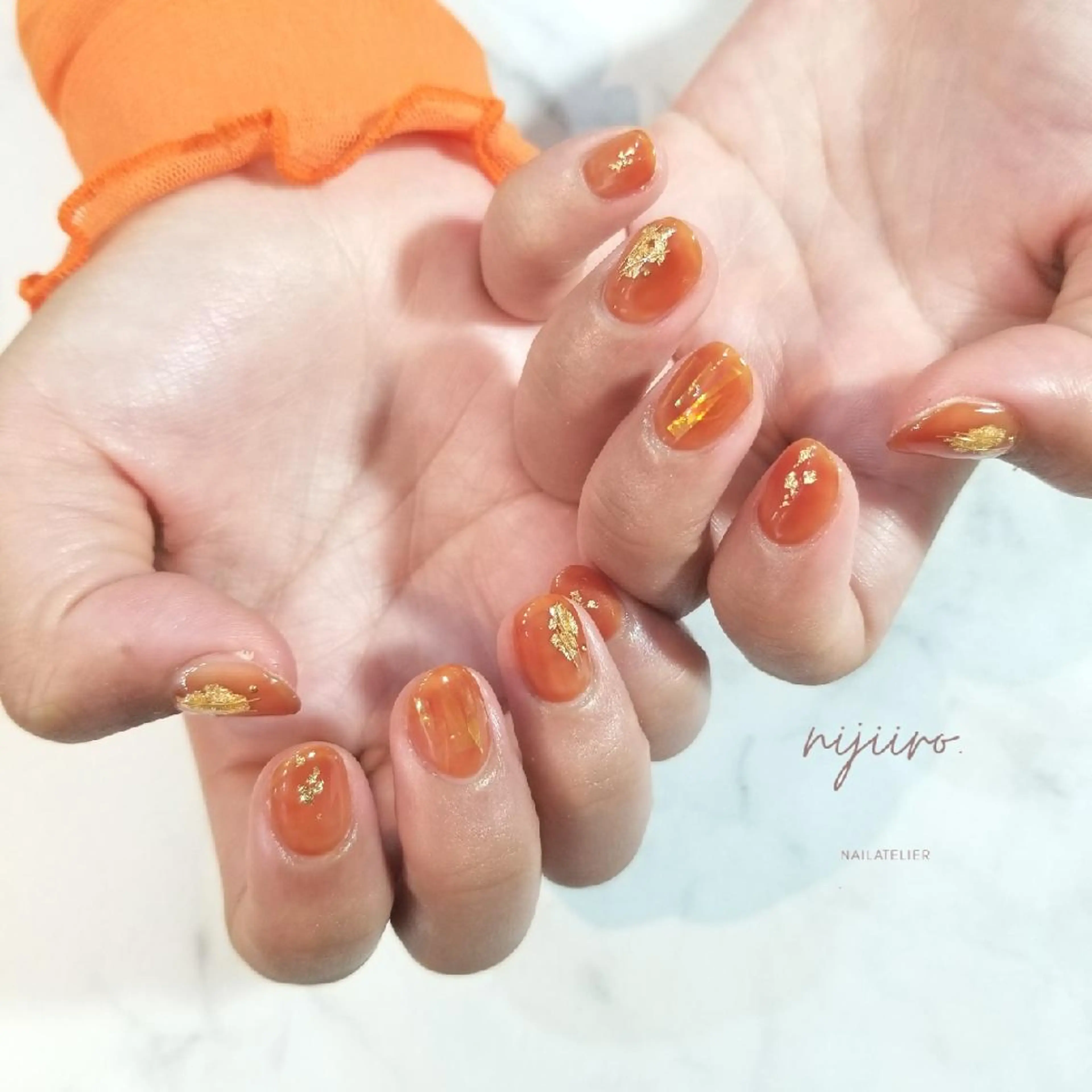 ネイル ハンドネイル nailatelier nijiiro.所属・nijiiro🌈 サトウのネイルデザイン