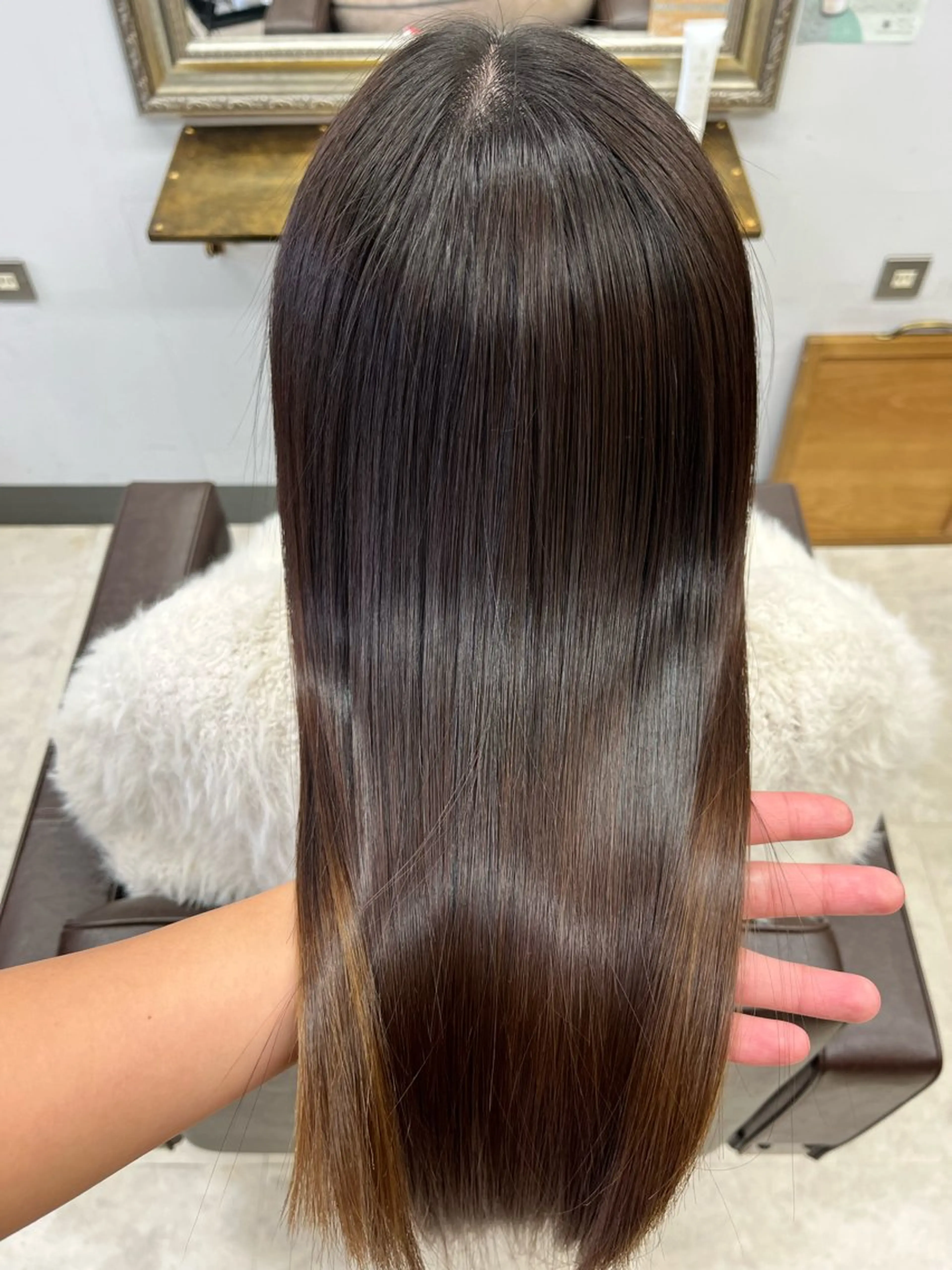 ロング パーマ トリートメント ストレートパーマ Crescere所属・小島 凜のヘアスタイル