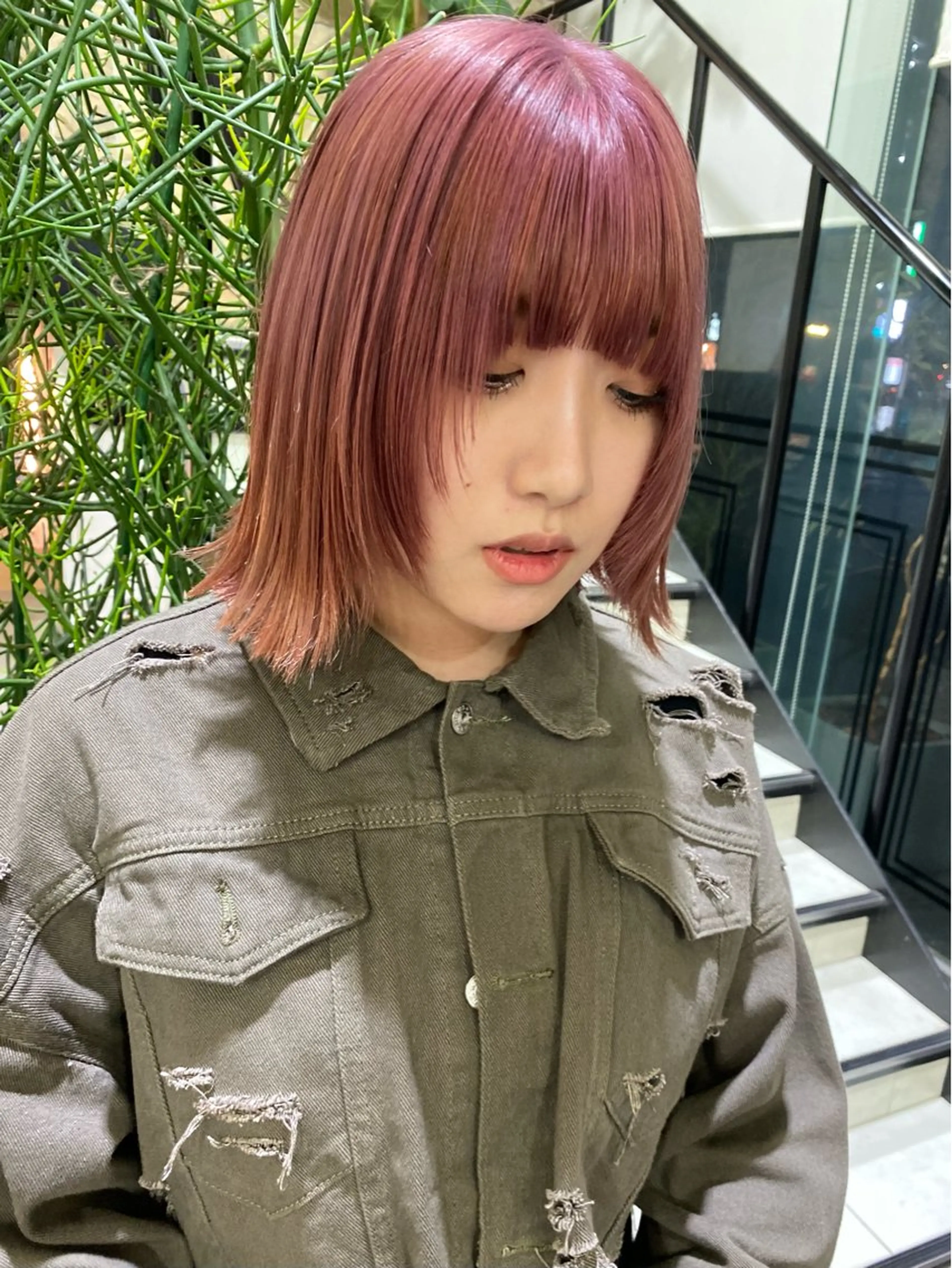 セミロング レイヤー／マツエク 💋𝑨𝑵𝑵𝑨のヘアスタイル