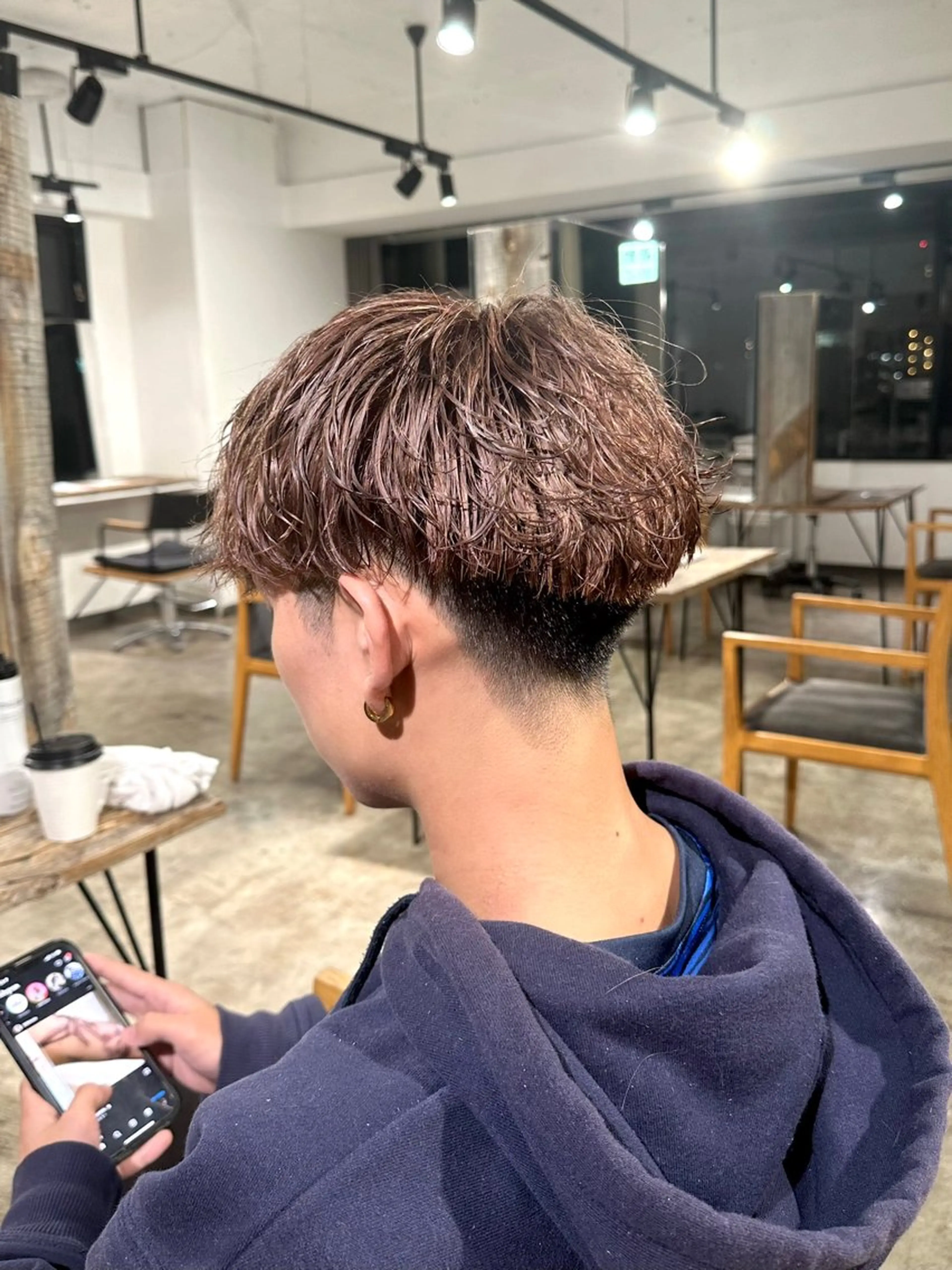 パーマ メンズ メンズブリーチ マッシュ メンズパーマ カット パーマ トリートメント 骨格補正施術/メンズ 専門美容師/YUYAのヘアスタイル