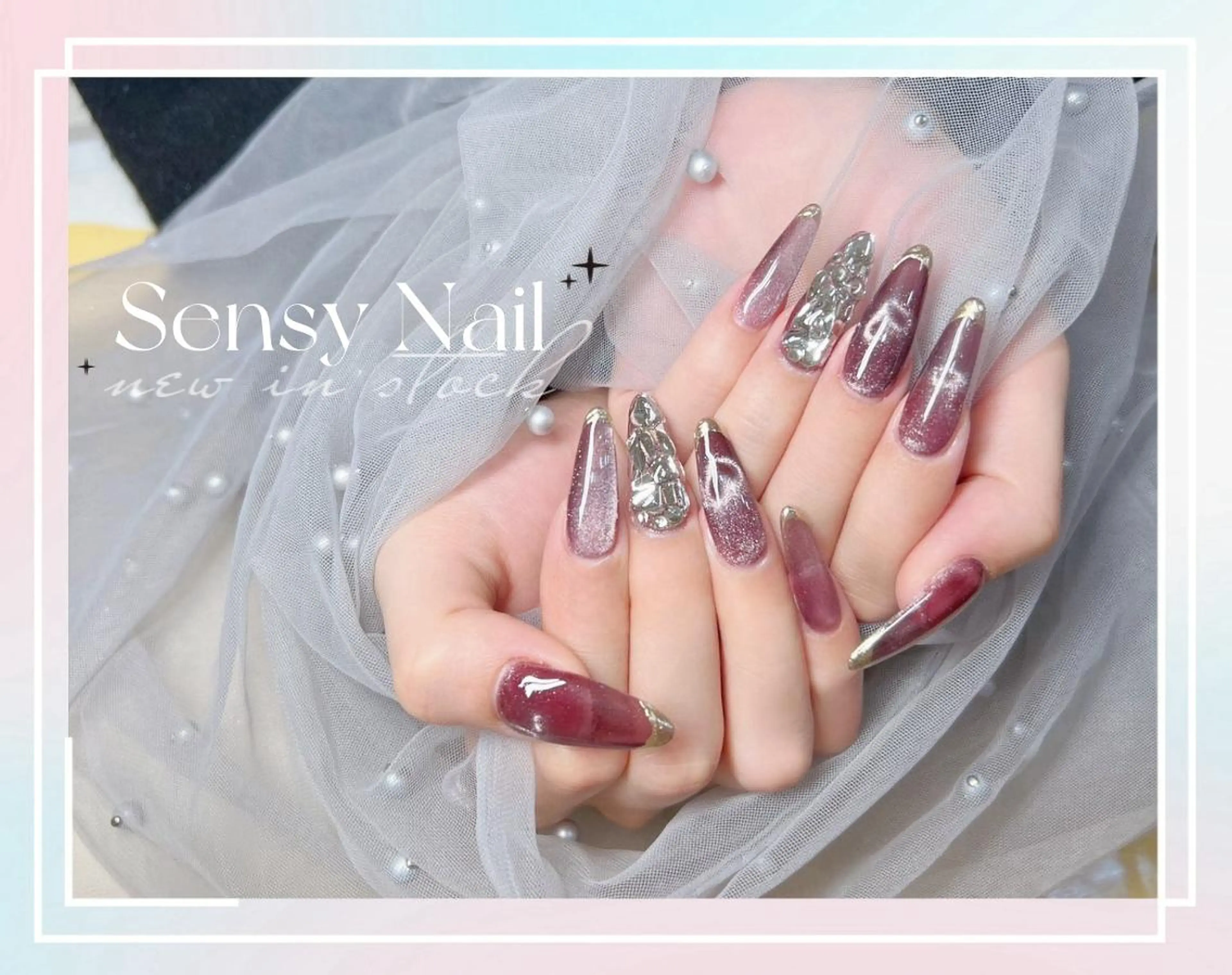 ネイル アートネイル チークネイル ジェルネイル ソフトジェル ハンドネイル ハンドケア Sensy ネイル専門店のネイルデザイン