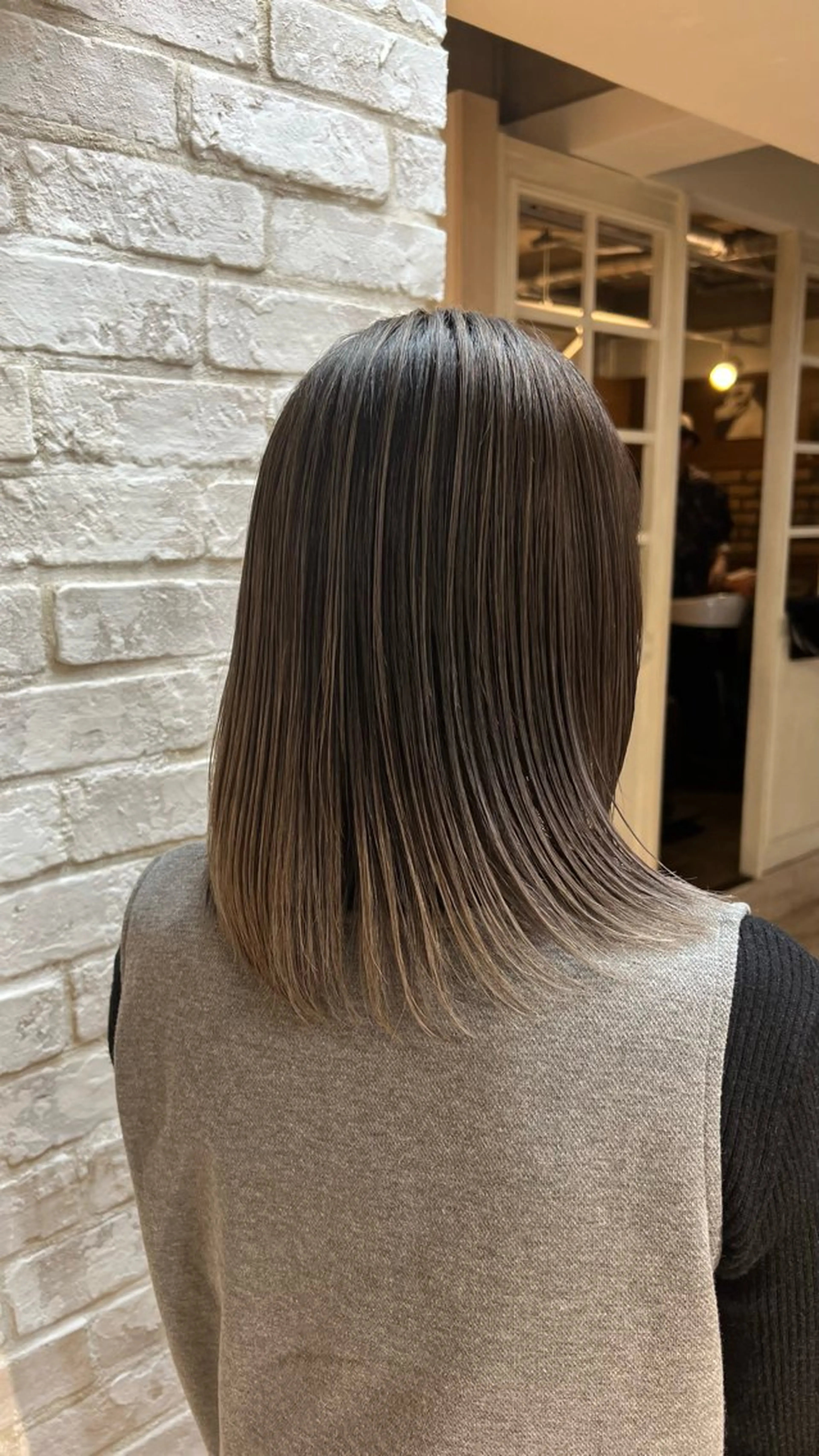 ミディアム カラー 今泉 ひろきのヘアスタイル