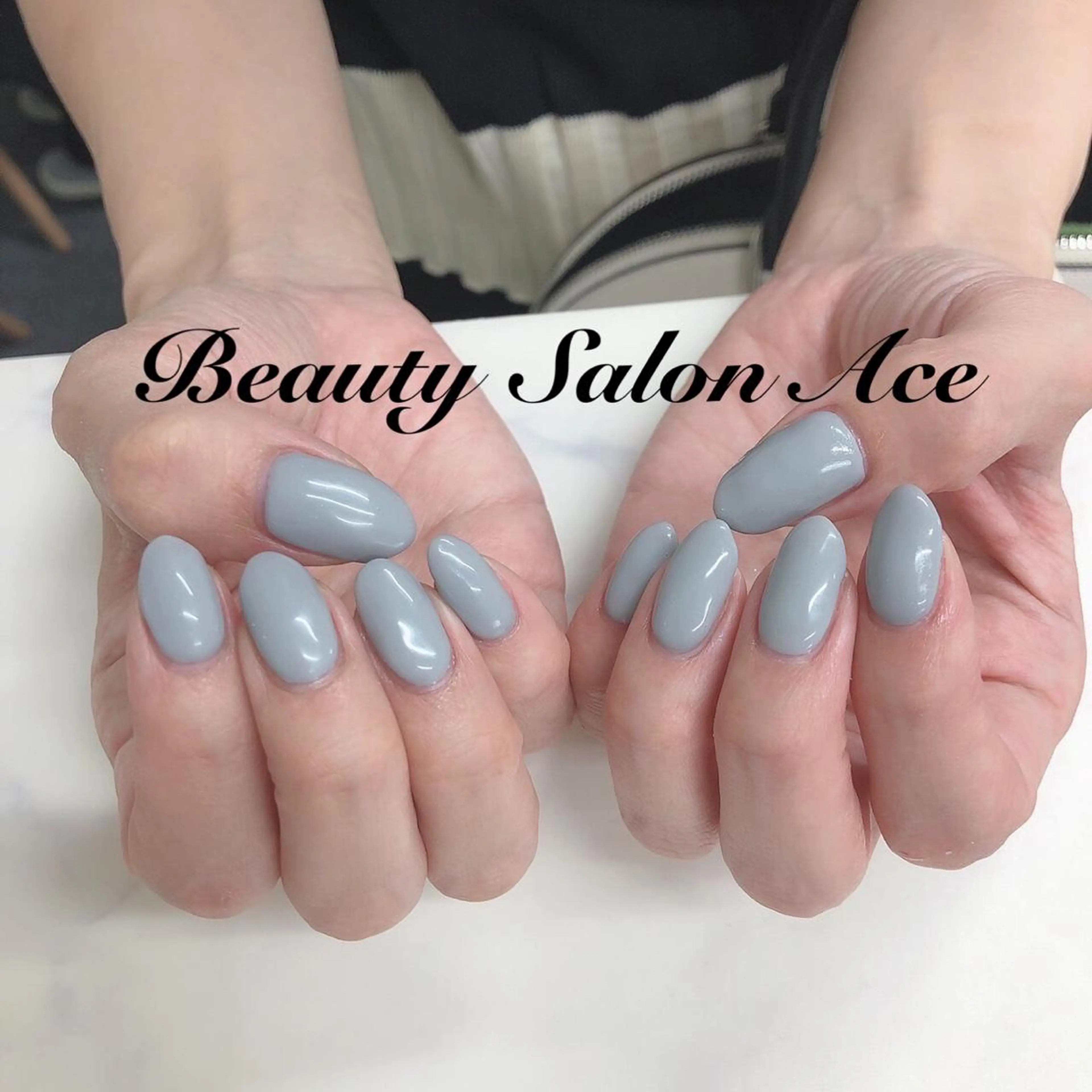 ネイル アートネイル 長さ出し ジェルネイル メンズネイル ワンカラーネイル Beauty Salon Ace(ネイルサロン エース)所属・池袋フィルイン Ace♡長さだしのネイルデザイン