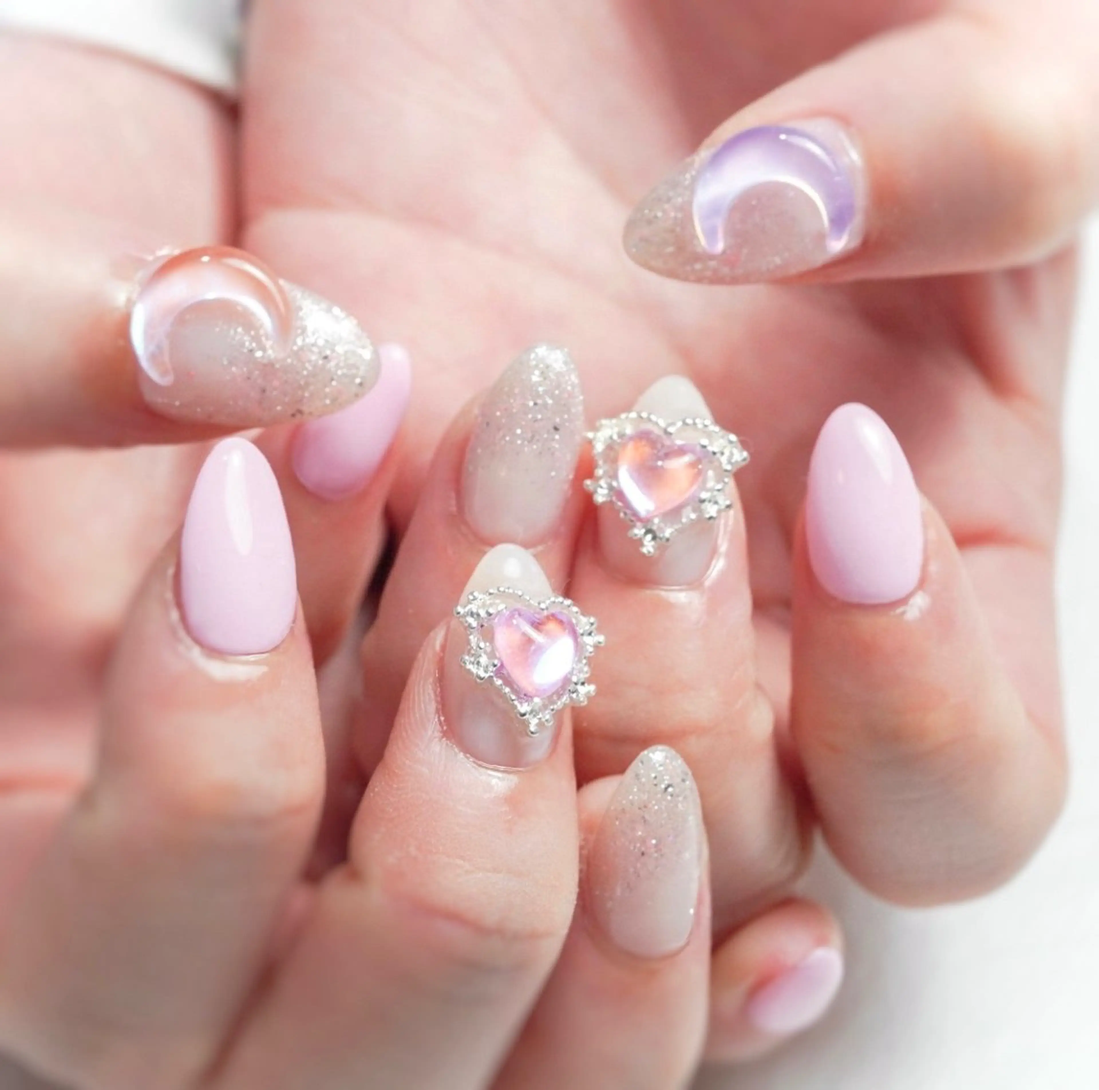 ミディアム ハンドネイル Re nail所属・Re nailのネイルデザイン