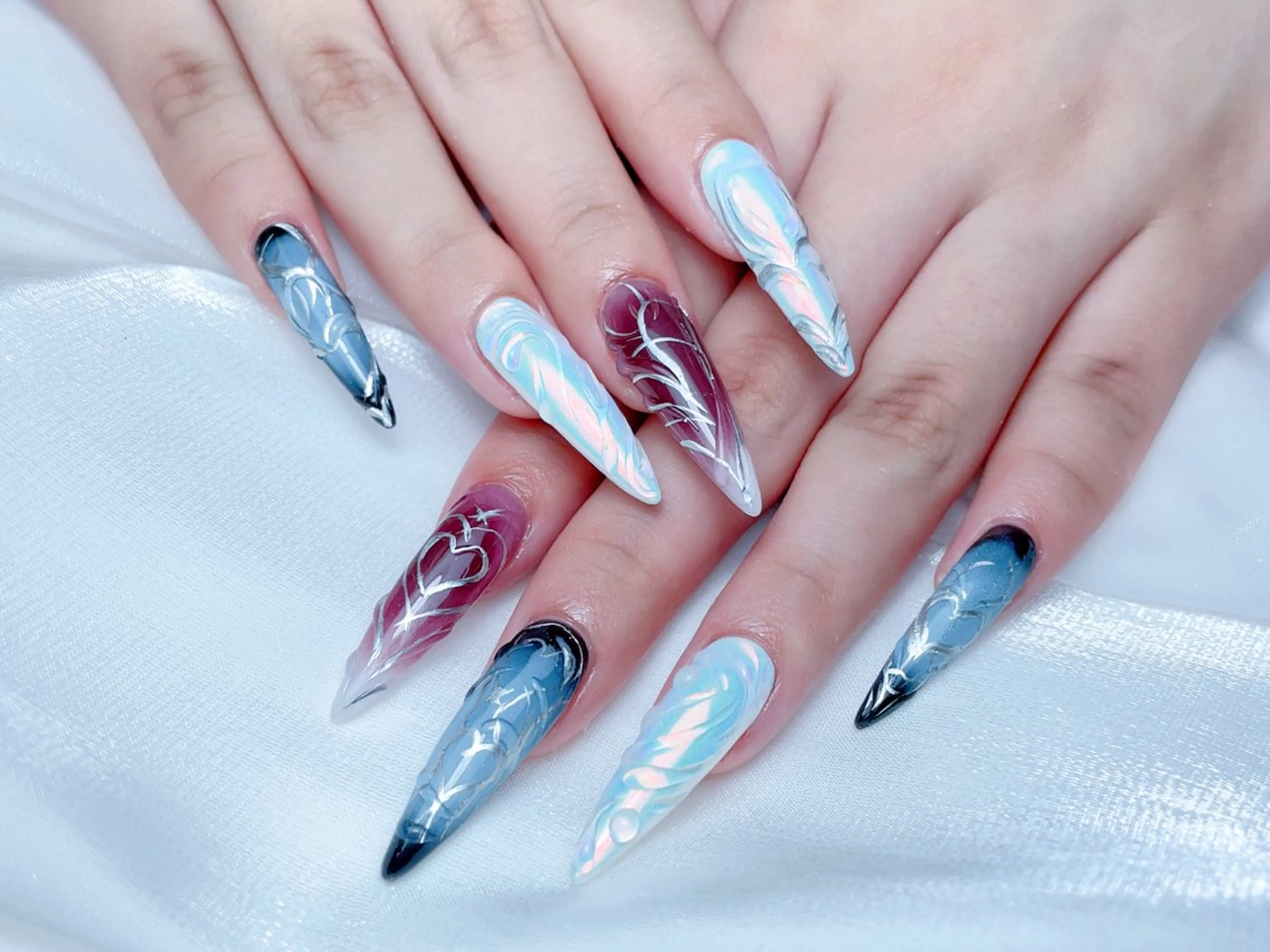 ネイル M🌷nail 長さだし専門店のネイルデザイン