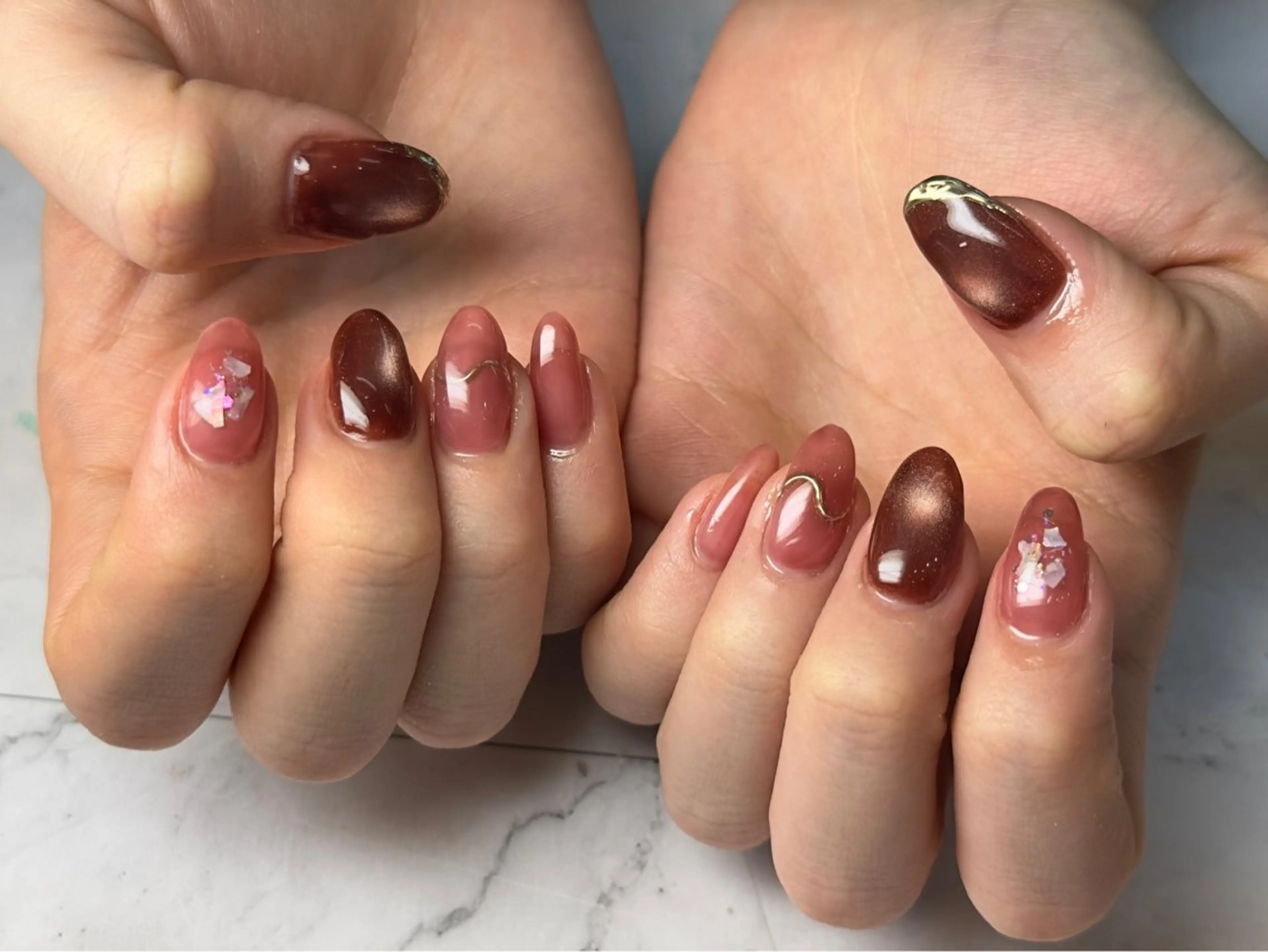 ネイル Queennail 北堀江AYAのネイルデザイン
