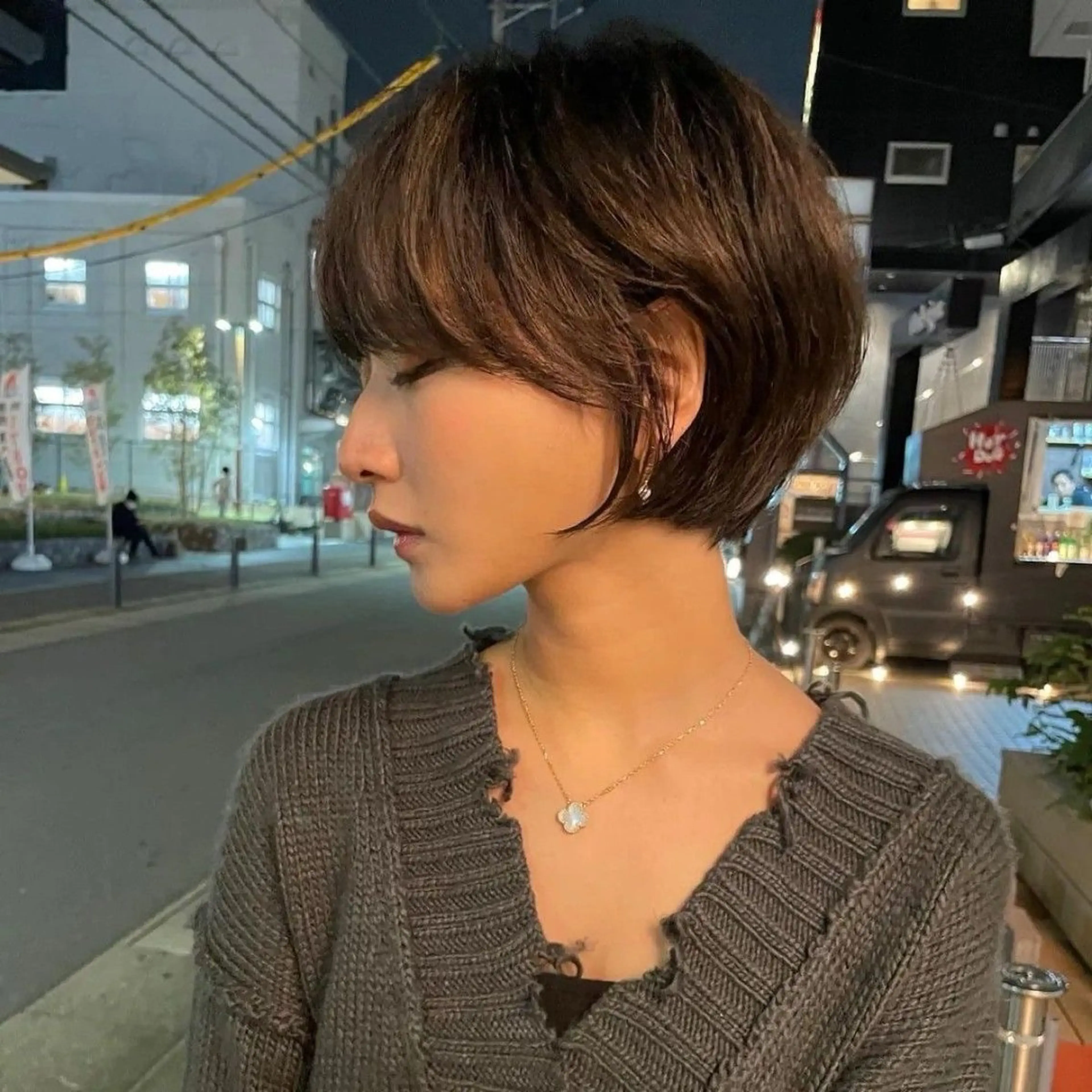 ショート 似合わせショート/ パーマ/表参道のヘアスタイル