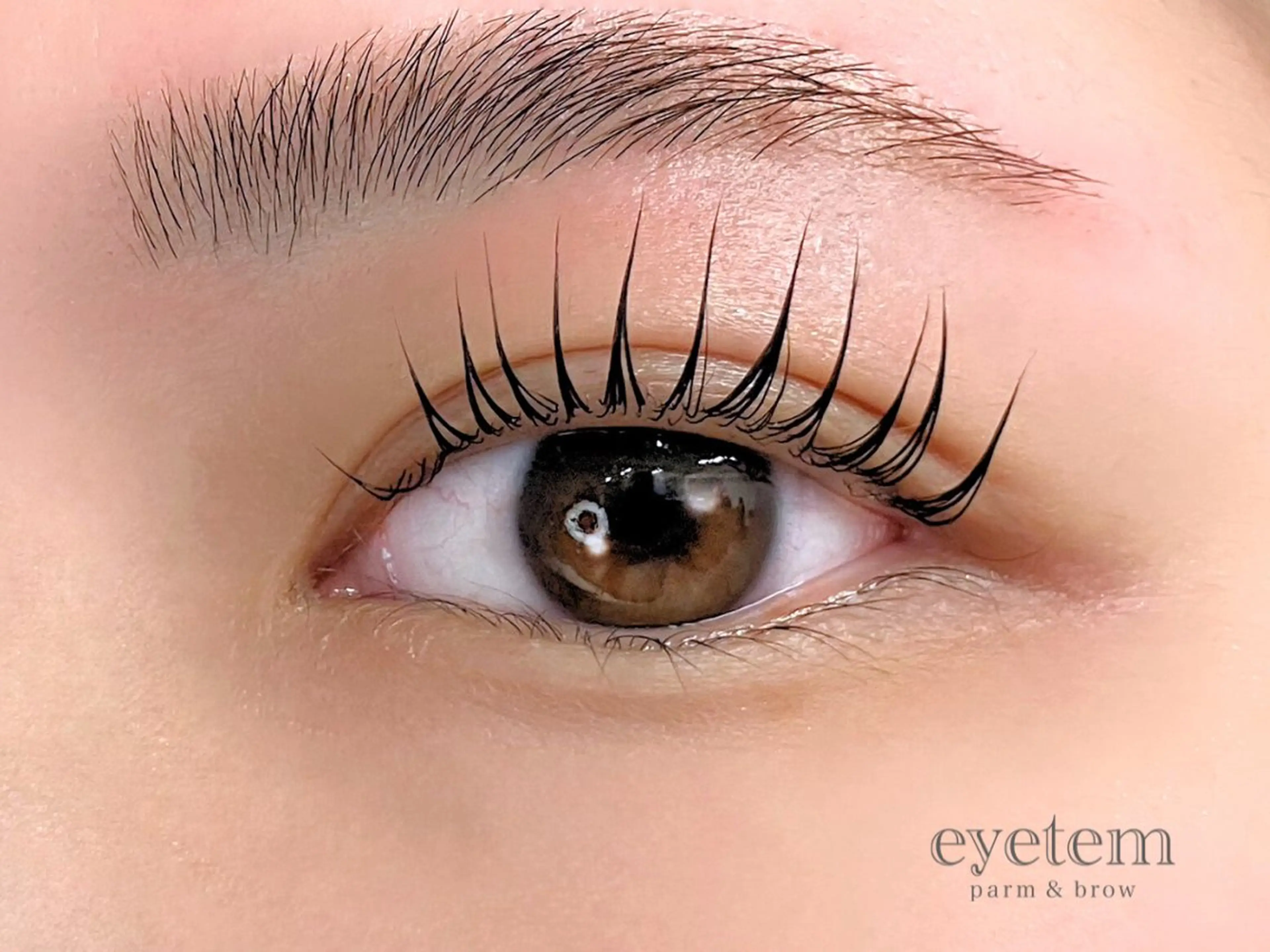 マツエク・マツパ パリジェンヌラッシュリフト 一重×まつ毛パーマ マツパ eyetem 阪急淡路駅西口店のマツエク・マツパデザイン