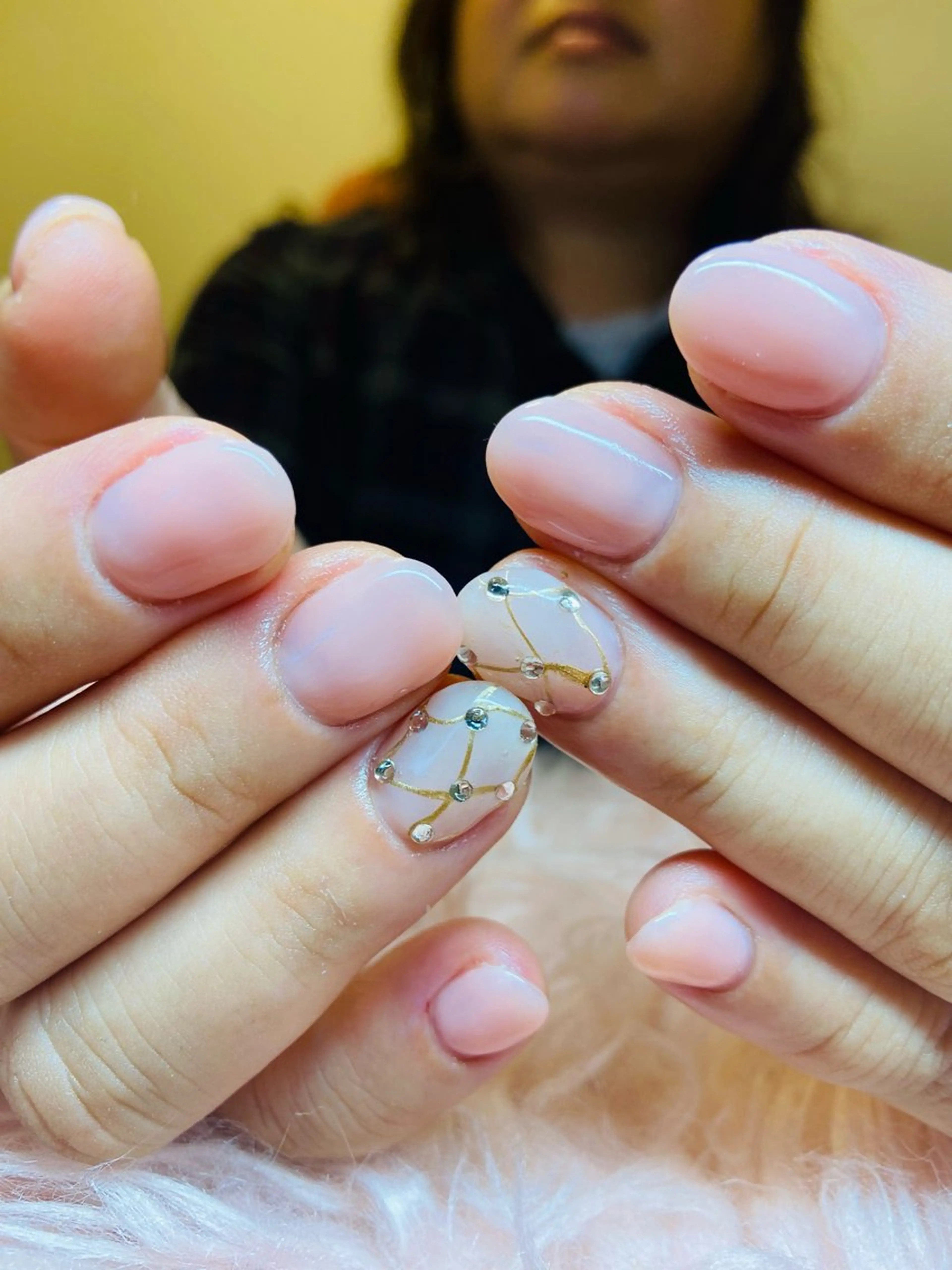 ネイル ストーンネイル HandSnail自宅サロン所属・HandSnail 座間自宅ネイルサロンのネイルデザイン