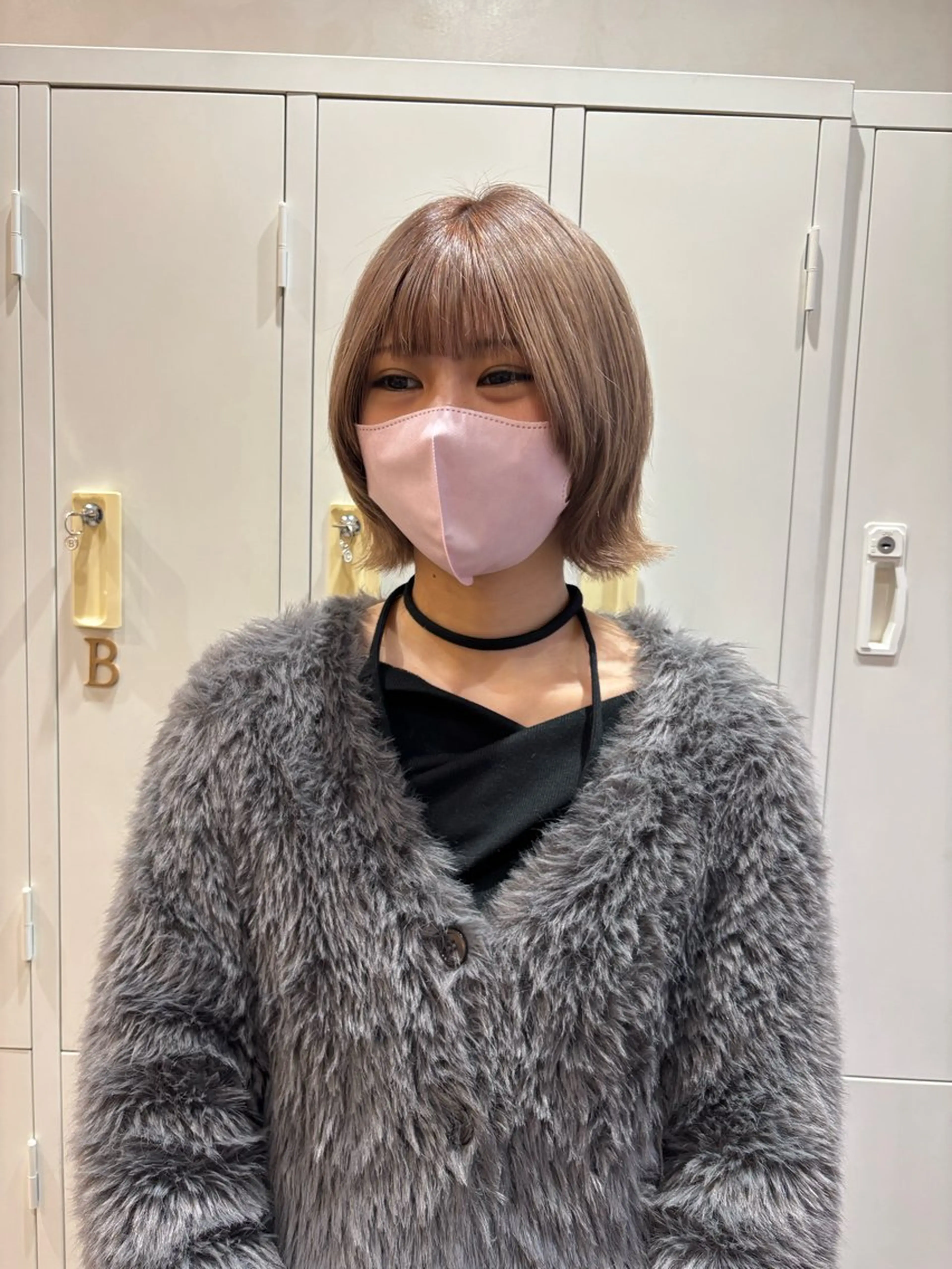 ショート 顔周りカット レイヤーカット カット トリートメント 🧸顔周りレイヤー ほそいけいこ🧸のヘアスタイル