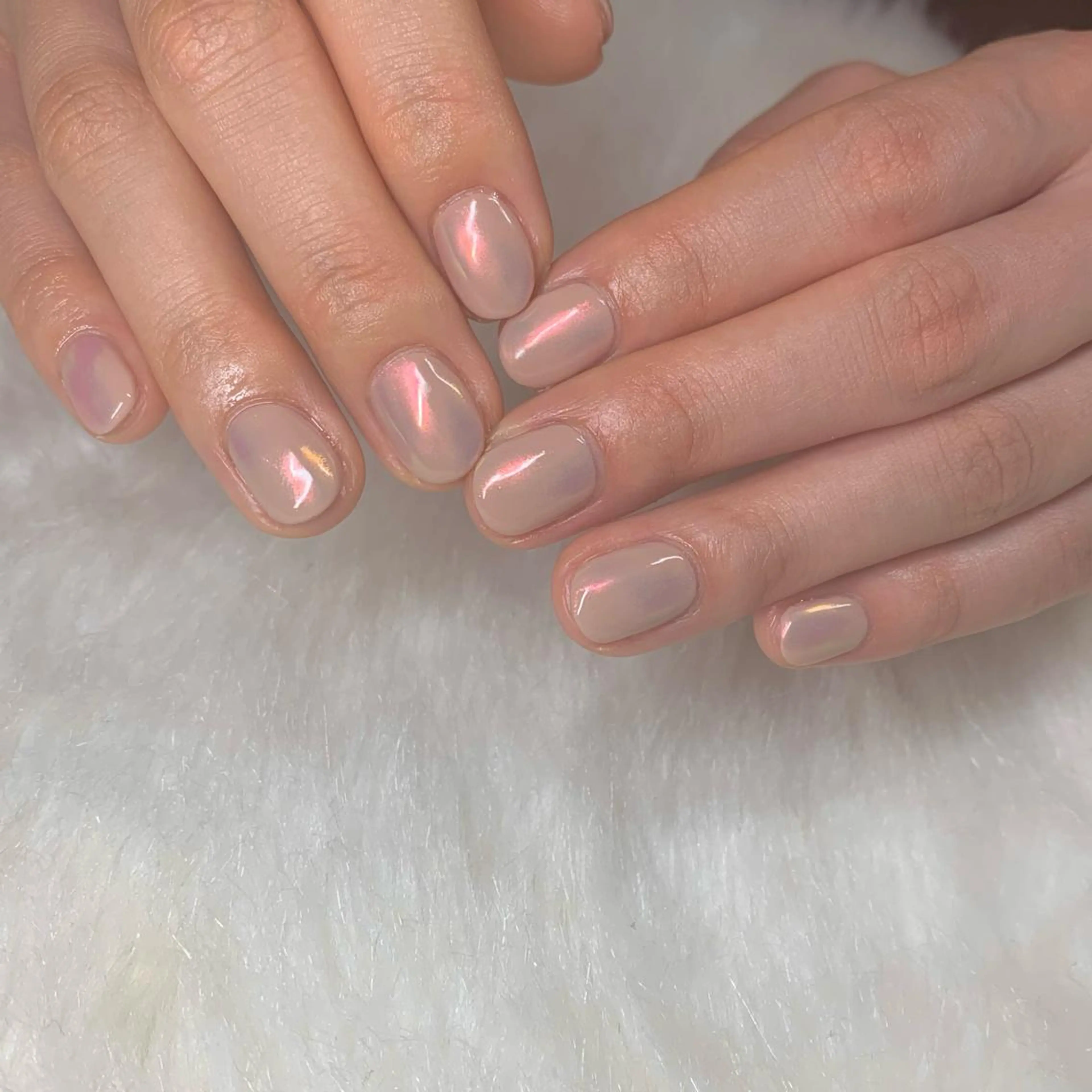 ネイル オーロラネイル ワンカラーネイル Nes.nail所属・🌼Nomura Yuko🌷のネイルデザイン