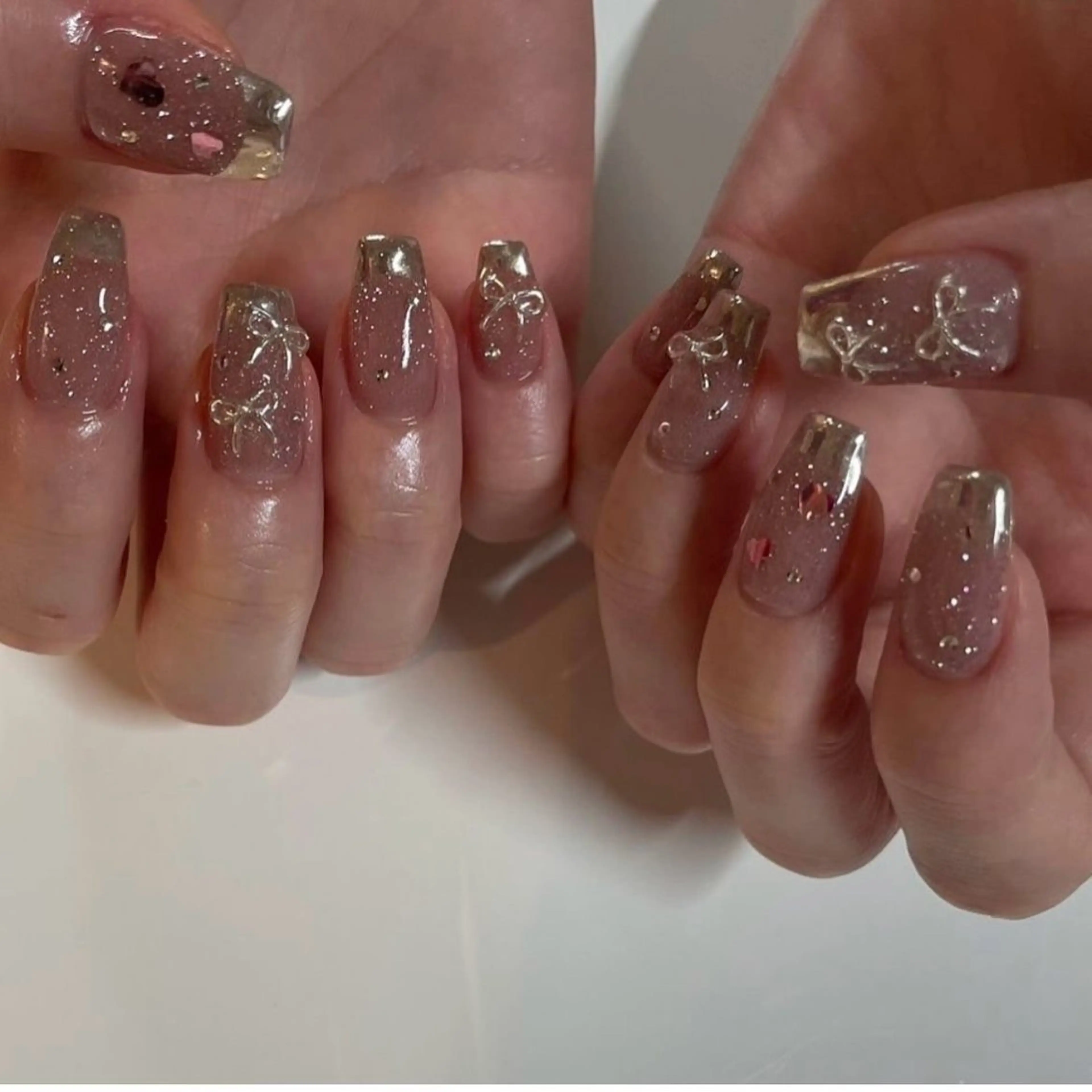 ネイル 韓国ネイル ワンホンネイル Kawaii _Nailのネイルデザイン