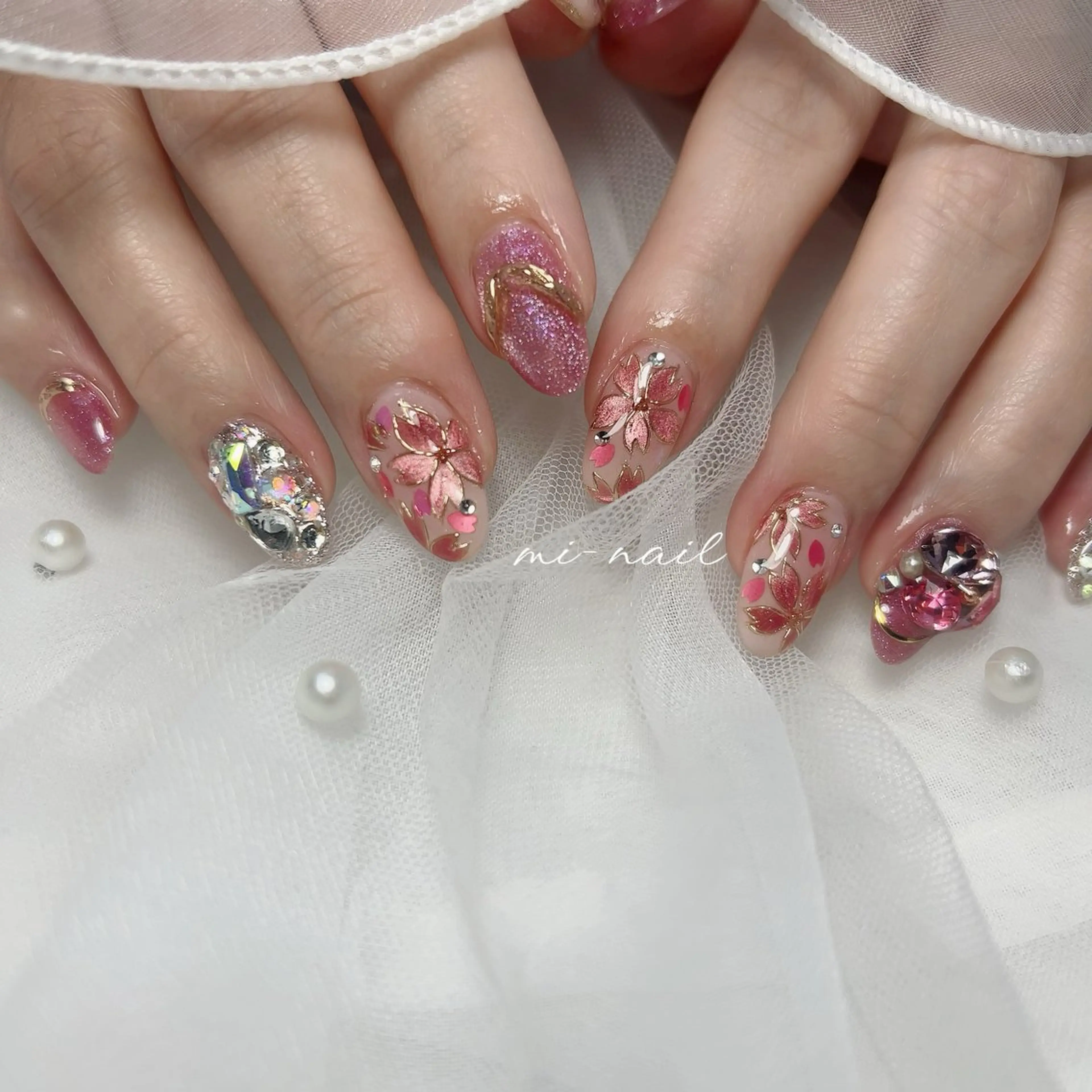 ネイル ハンドネイル ..mi_nail..所属・..mi-nail ..のネイルデザイン