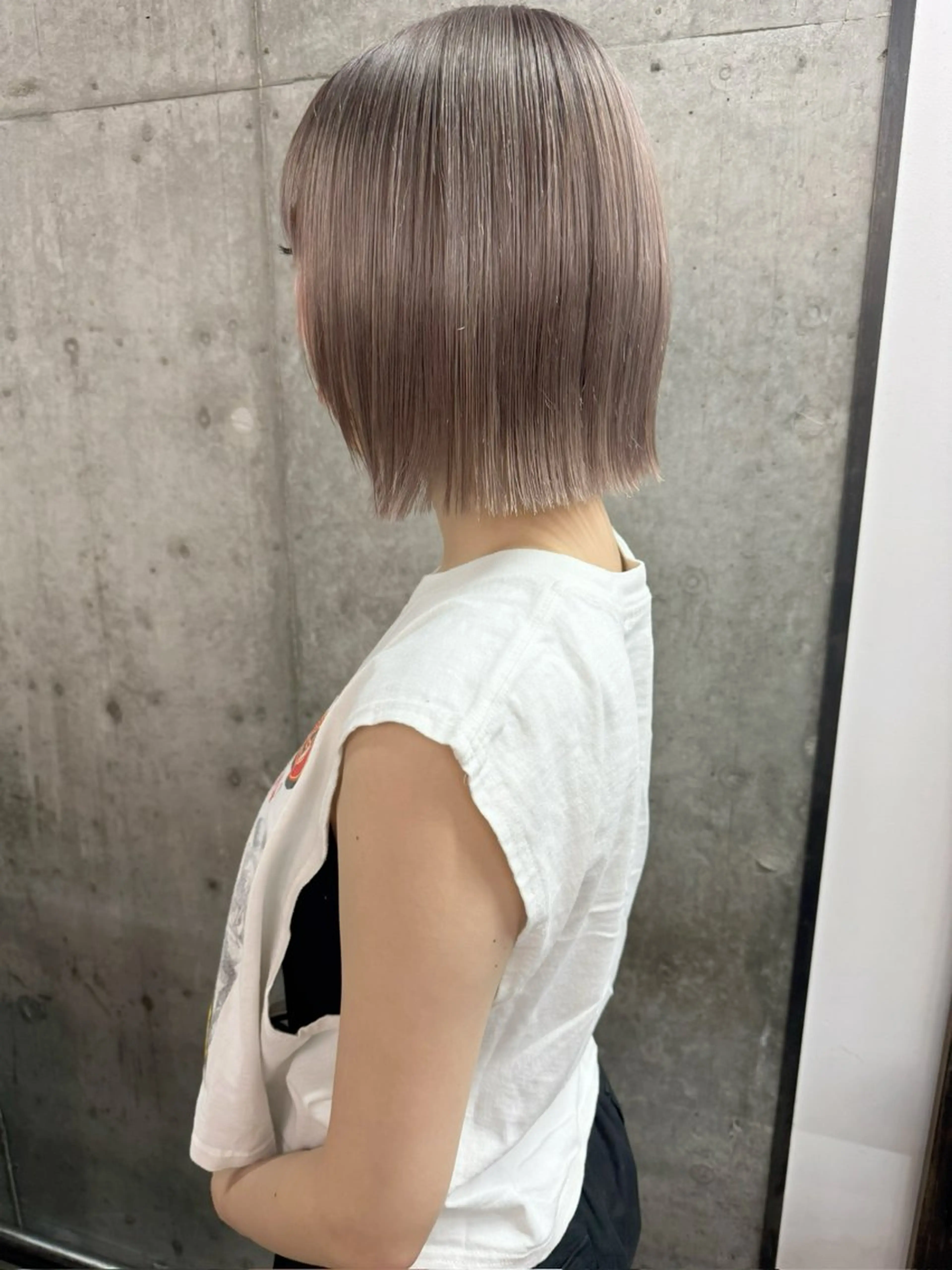 ショート HOODS hair salon所属・透明感カラー🌿ボブ ✨飛田　ケイのヘアスタイル