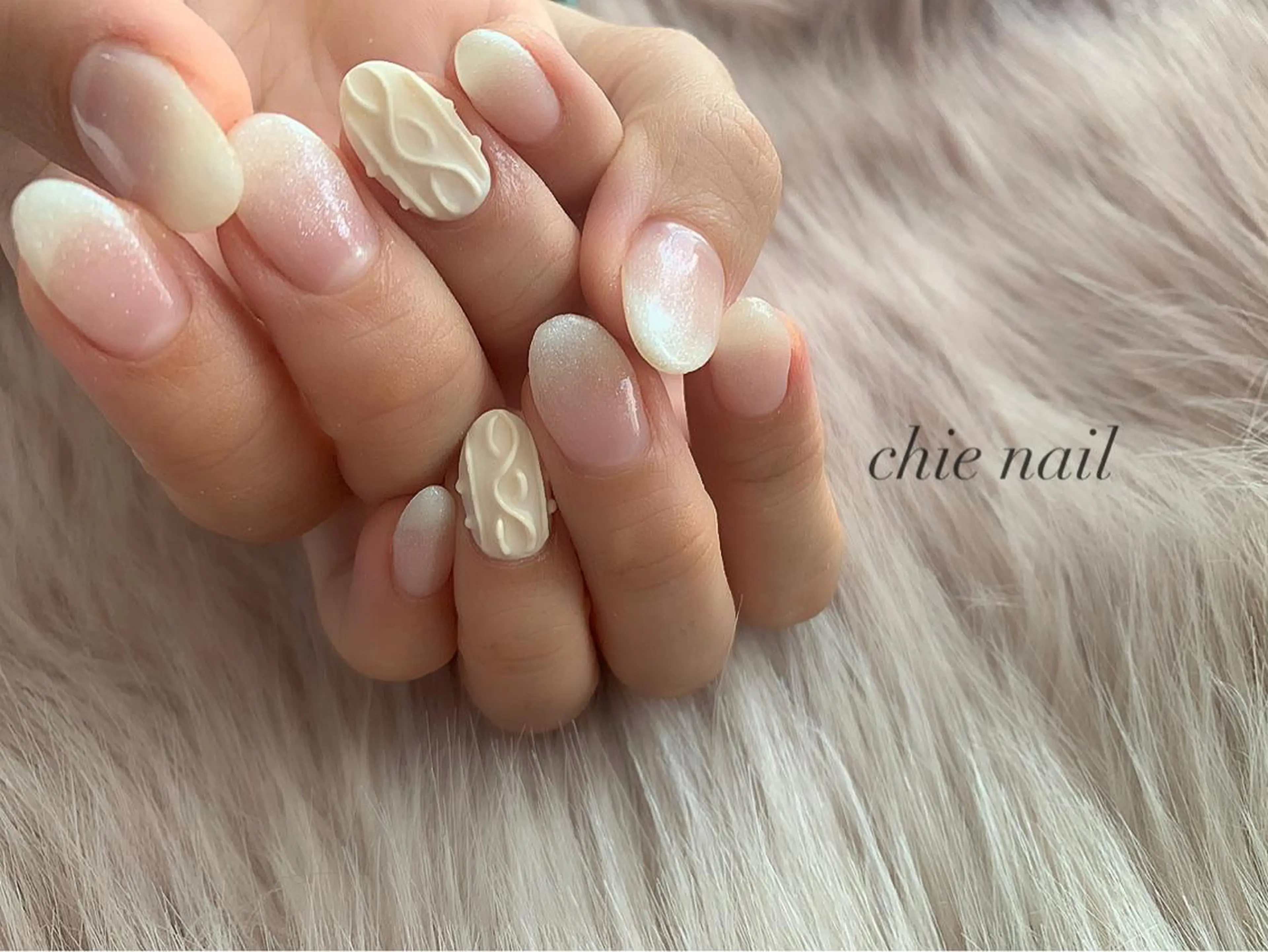 ネイル ラメ(グリッター) ラメグラデーション 森ノ宮❤︎ chieのネイルデザイン