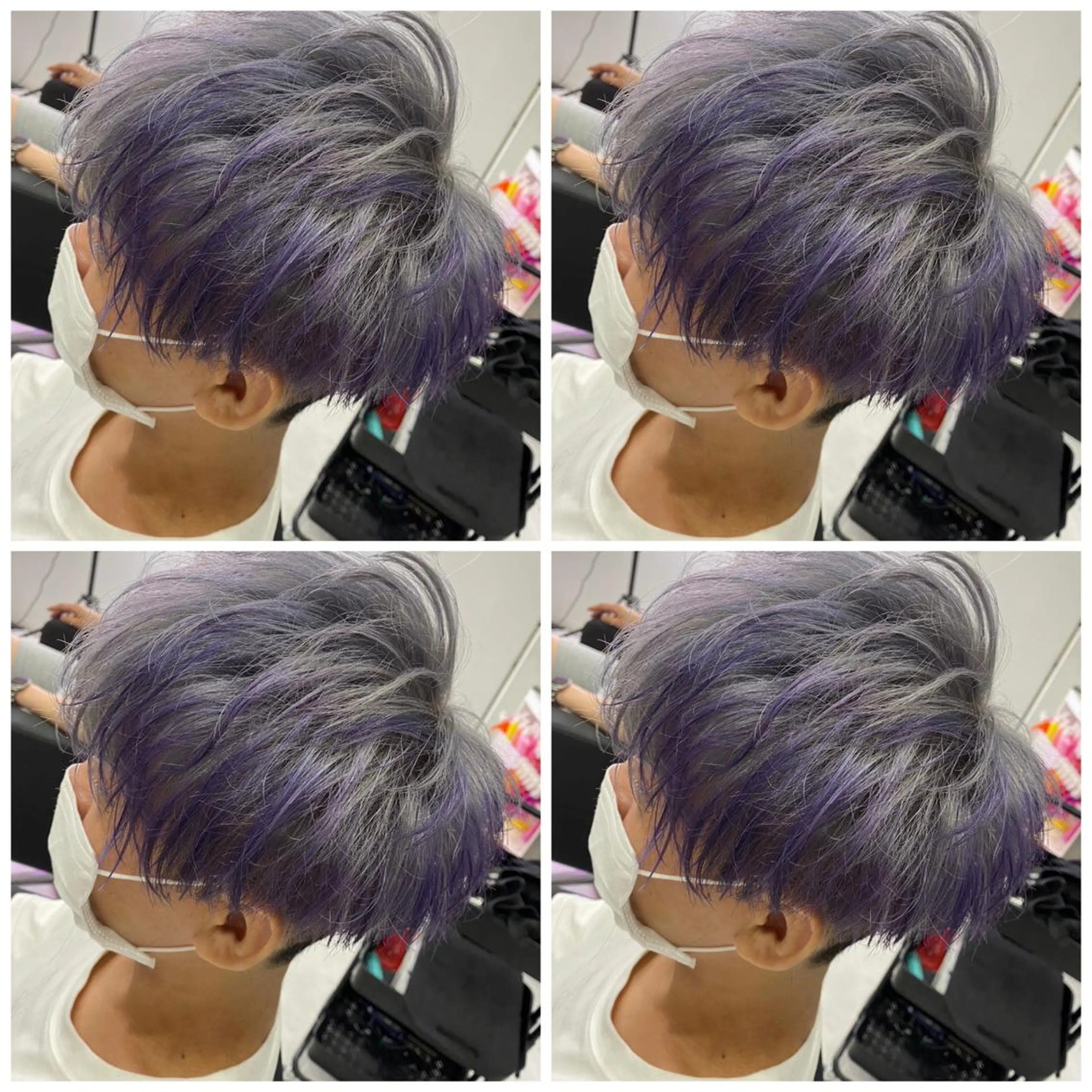 ミディアム カラー ヘアアレンジ メンズ 🔹似合わせ✖️垢抜 け職人/ℕ𝕆ℝ𝕀のヘアスタイル