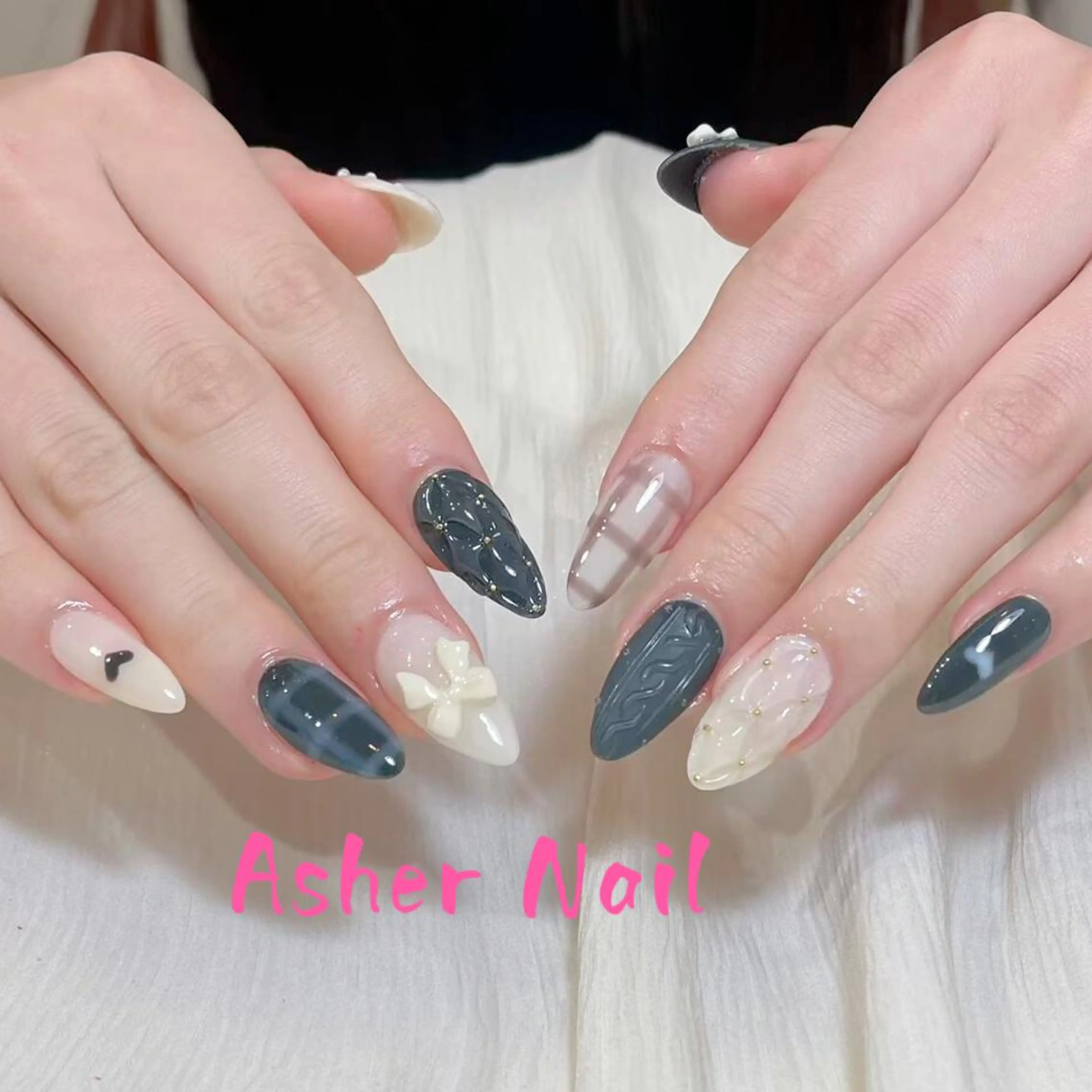 ネイル ハンドネイル ハンドケア Asher-HIKA 🌞のネイルデザイン