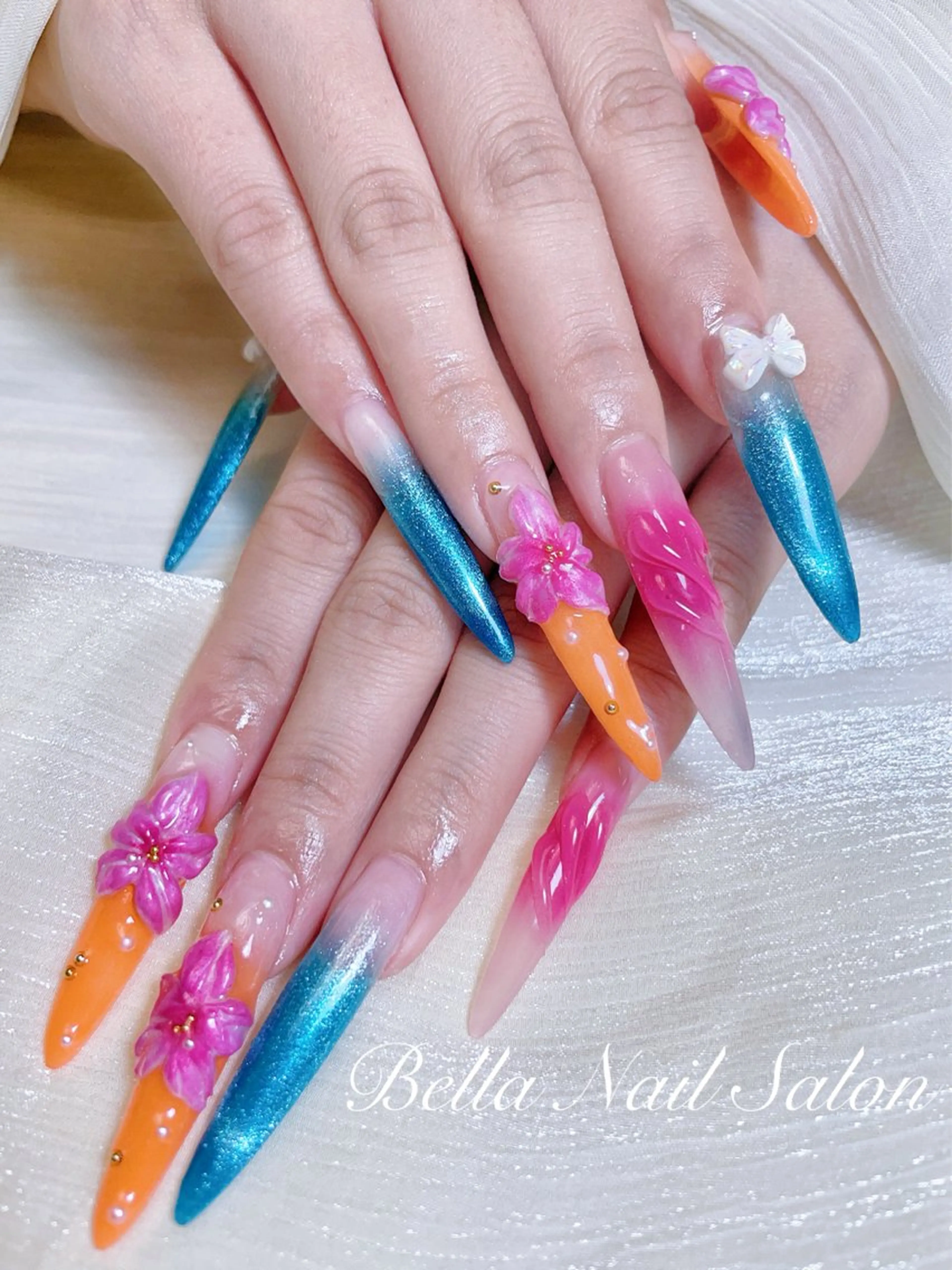 ネイル ハンドネイル Bella Nail Salonパラジェルのネイルデザイン