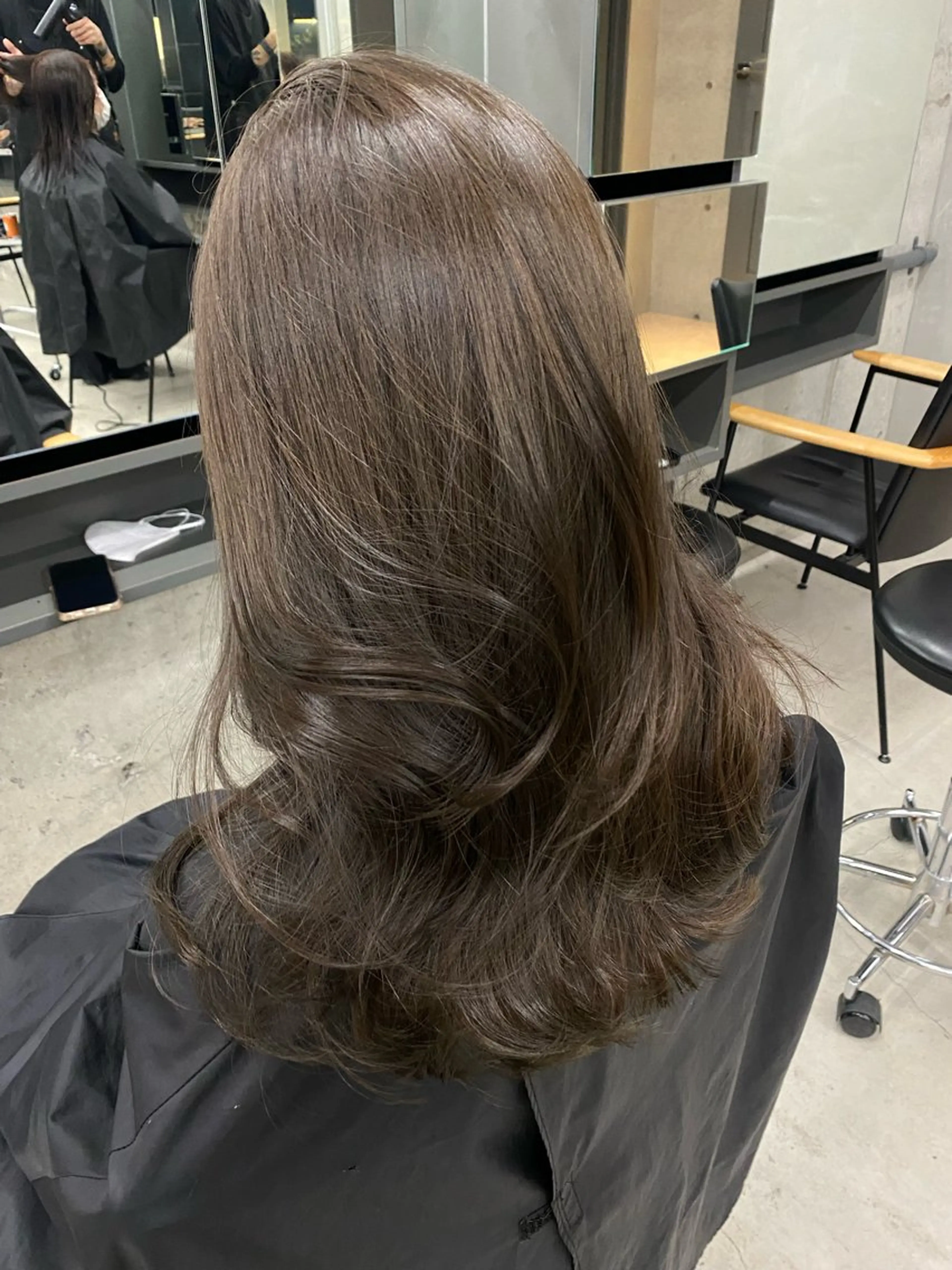 セミロング カラー カット ヘアカラー トリートメント レイヤー/柔色 カラー/SAkiのヘアスタイル