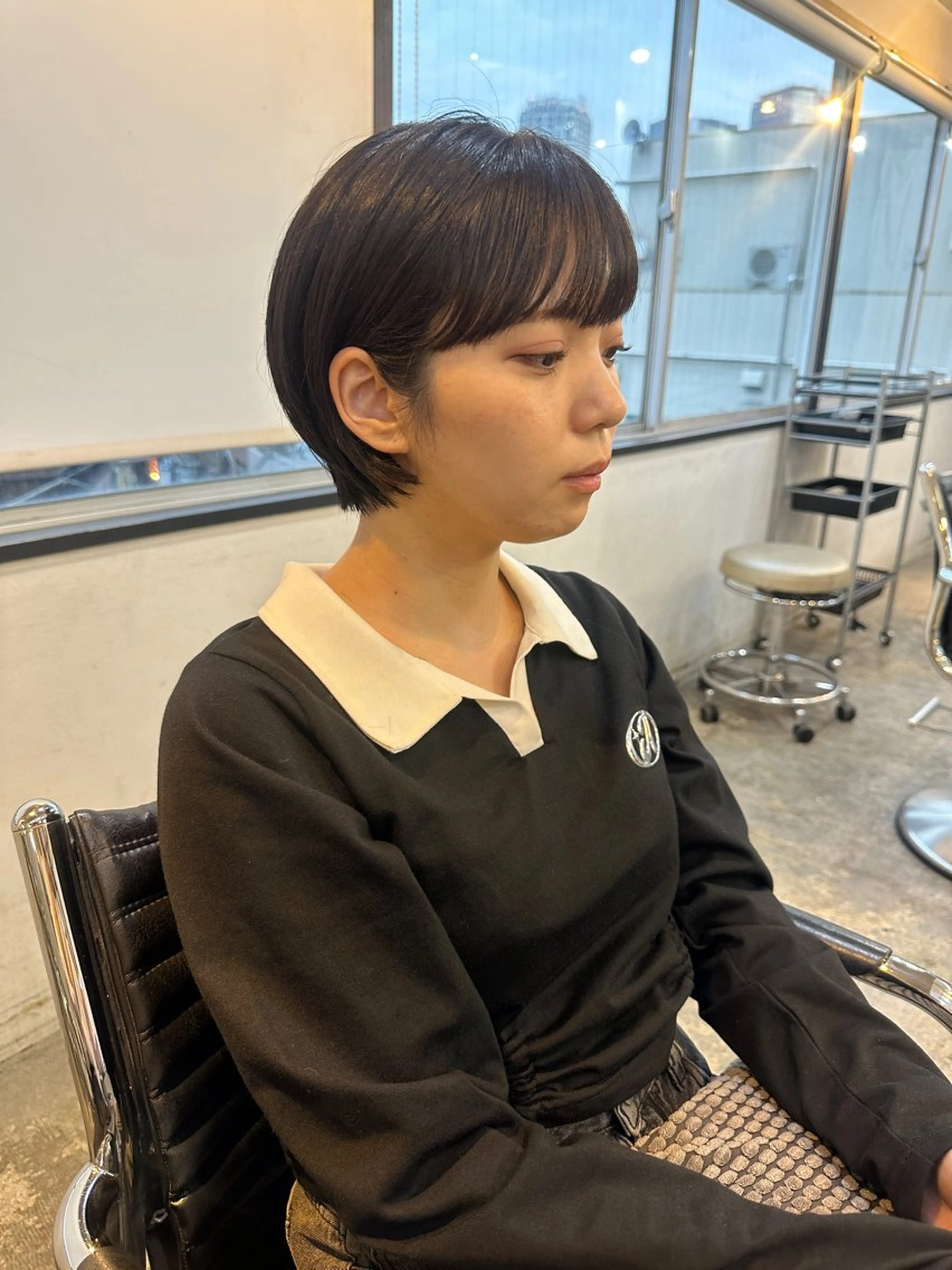 ショート カラー ヘアアレンジ ショートヘア stylist/蛯谷 珠里のヘアスタイル