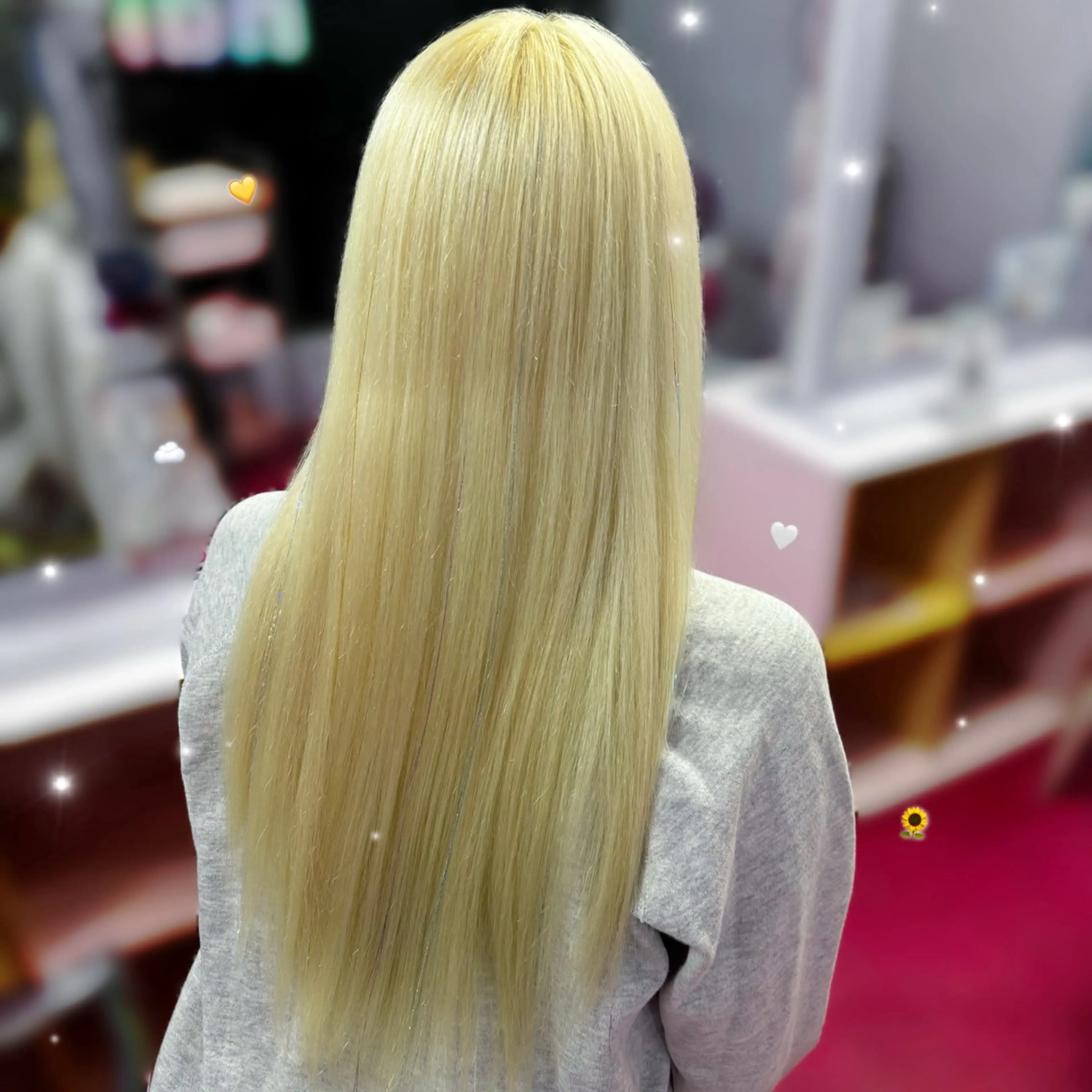 ♡🐬ダメージ少なくハイトーンに！🐳♡【エフェクトブリーチ＋ワンカラー＋トリートメント】の写真