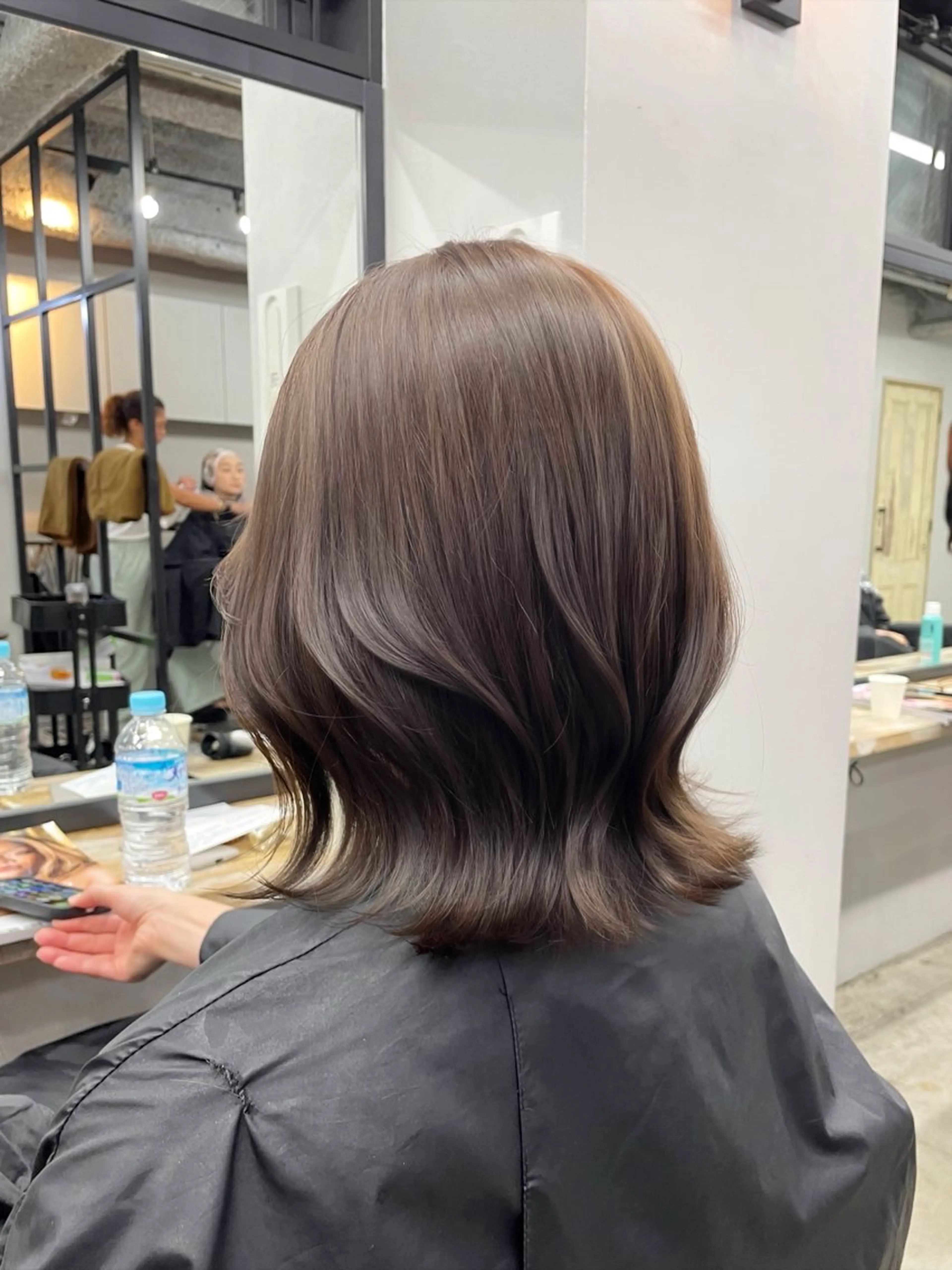 カラー 新宿/韓国ヘア/ 髪質改善ストレートのヘアスタイル