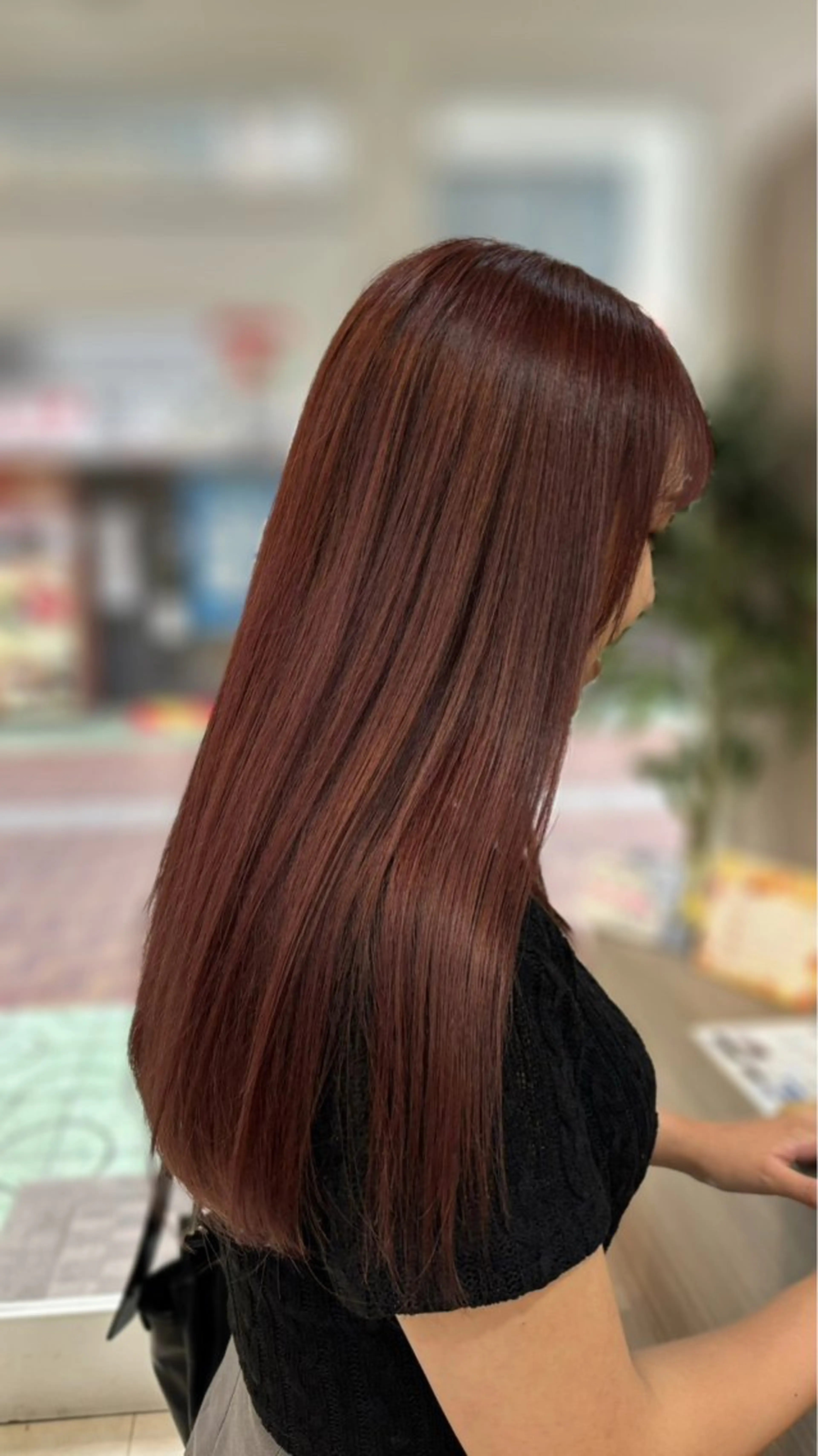 カラー ヘアカラー トリートメント 艶髪🥣透明感カラー 🫧前田奈津実のヘアスタイル