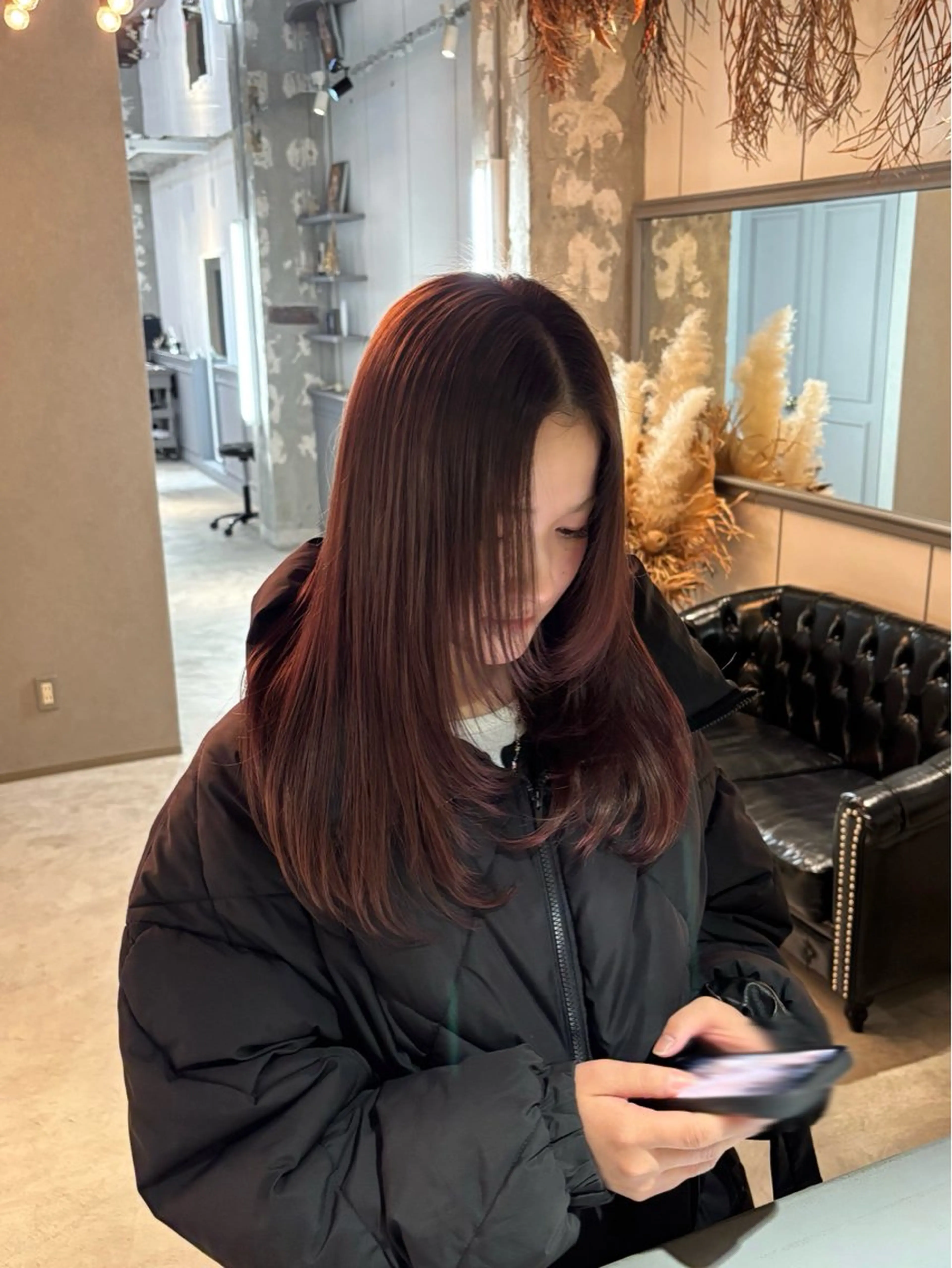 ロング カラー ヘアカラー 関口 玲那のヘアスタイル