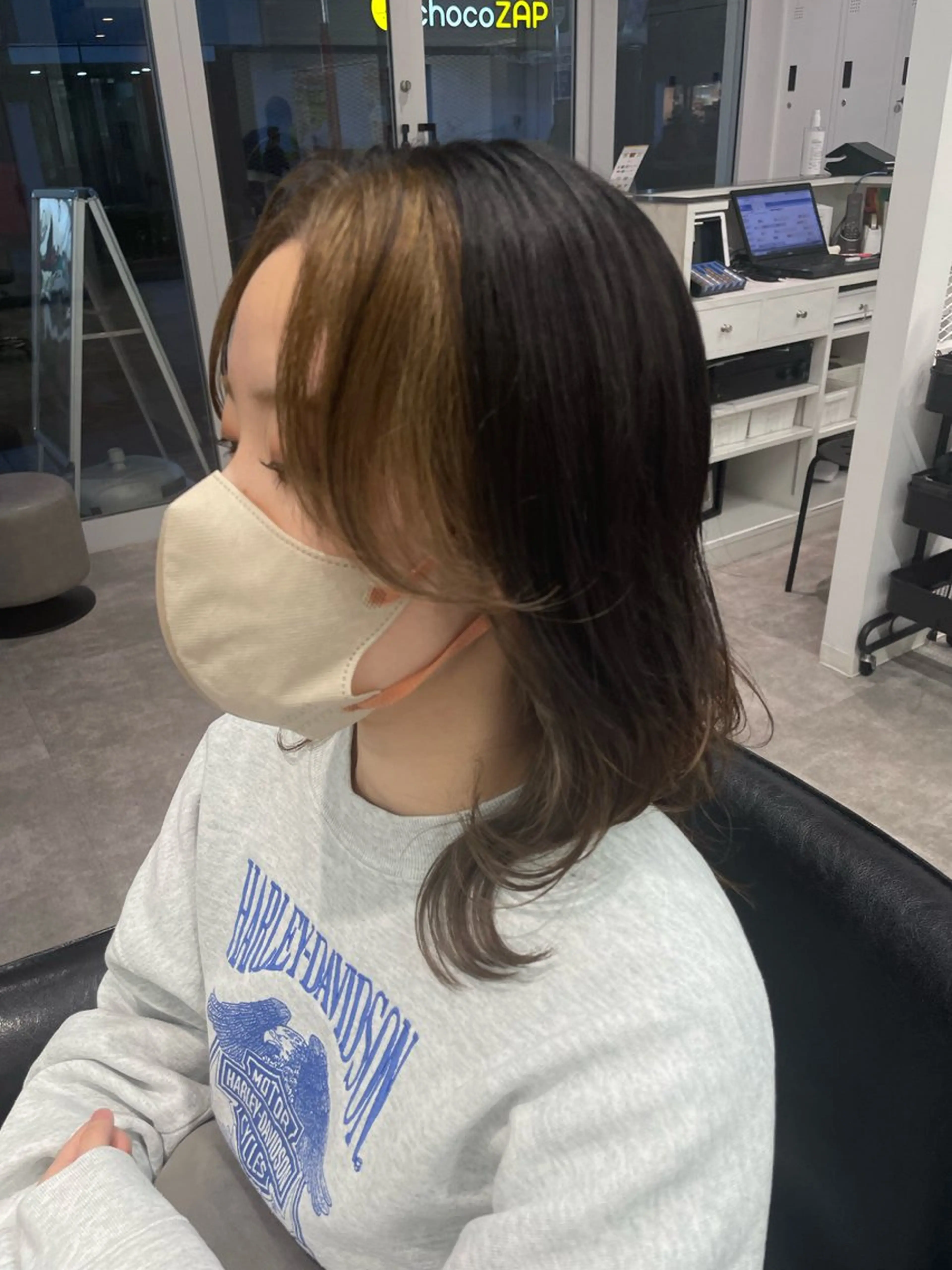 ミディアム 質感再生カラー/ 髪質改善/karinのヘアスタイル