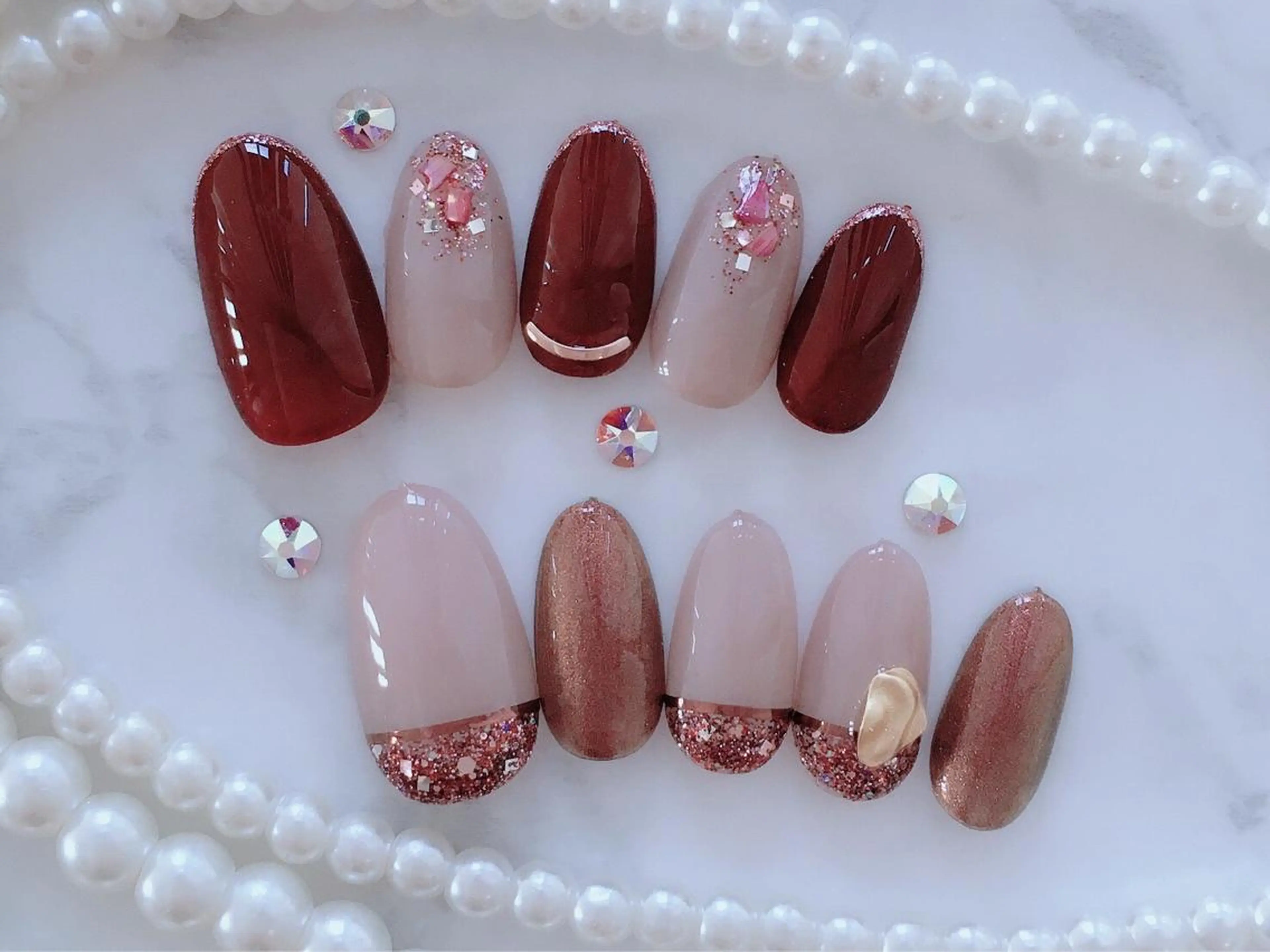 ネイル アートネイル カジュアル シンプルネイル HALU ハルのネイルデザイン