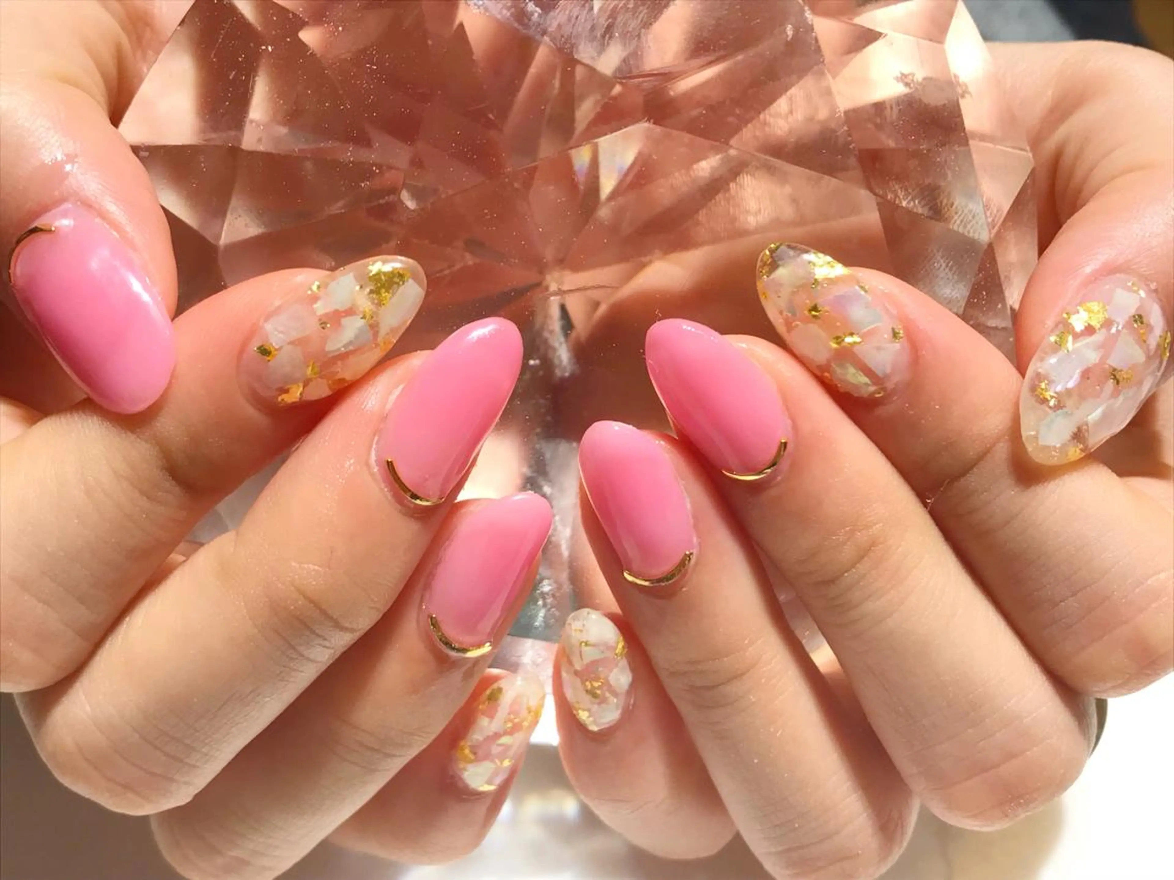 ネイル 長さ出し ジェルネイル YUN 💅のネイルデザイン