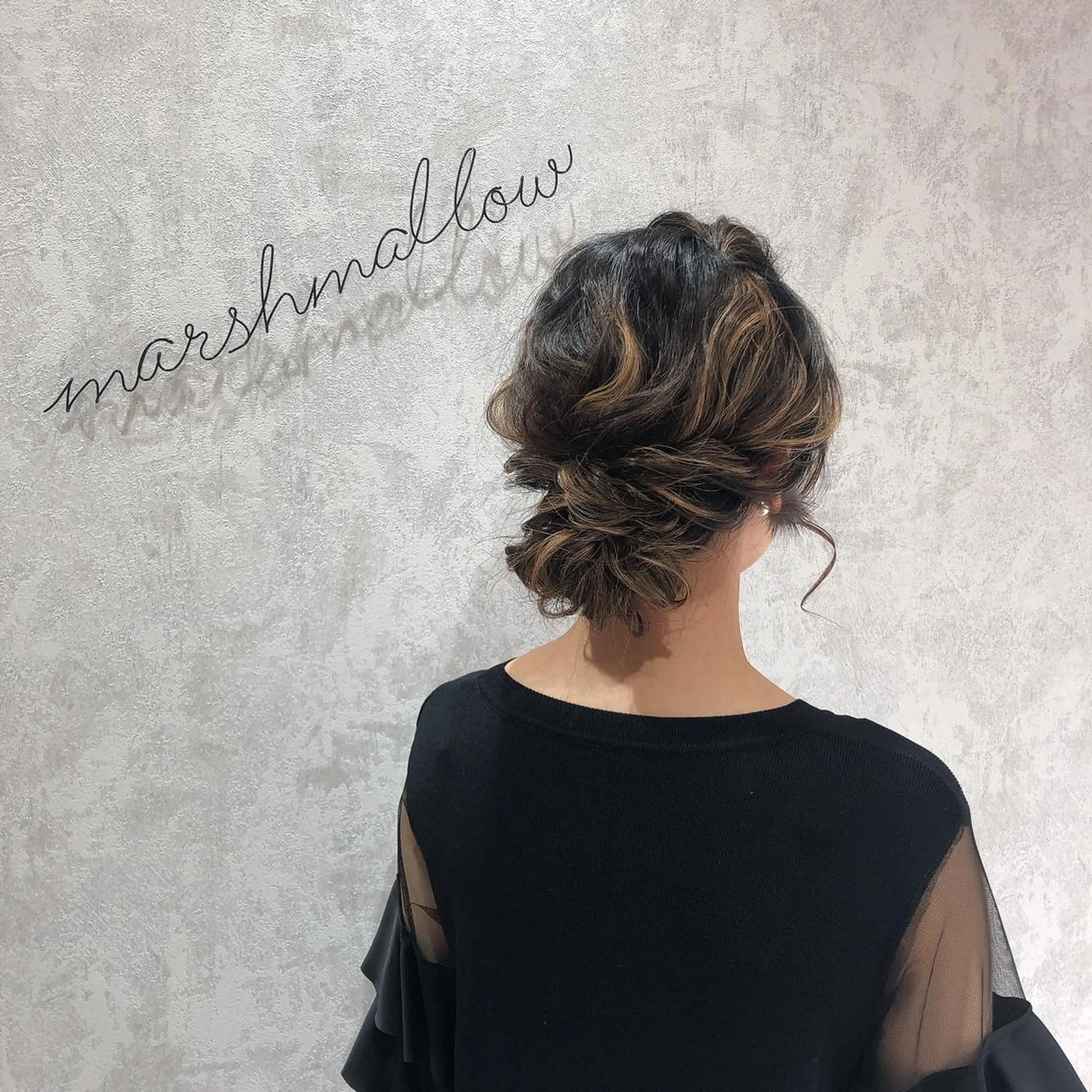 ミディアム ヘアアレンジ Takagi Nanamiのヘアスタイル
