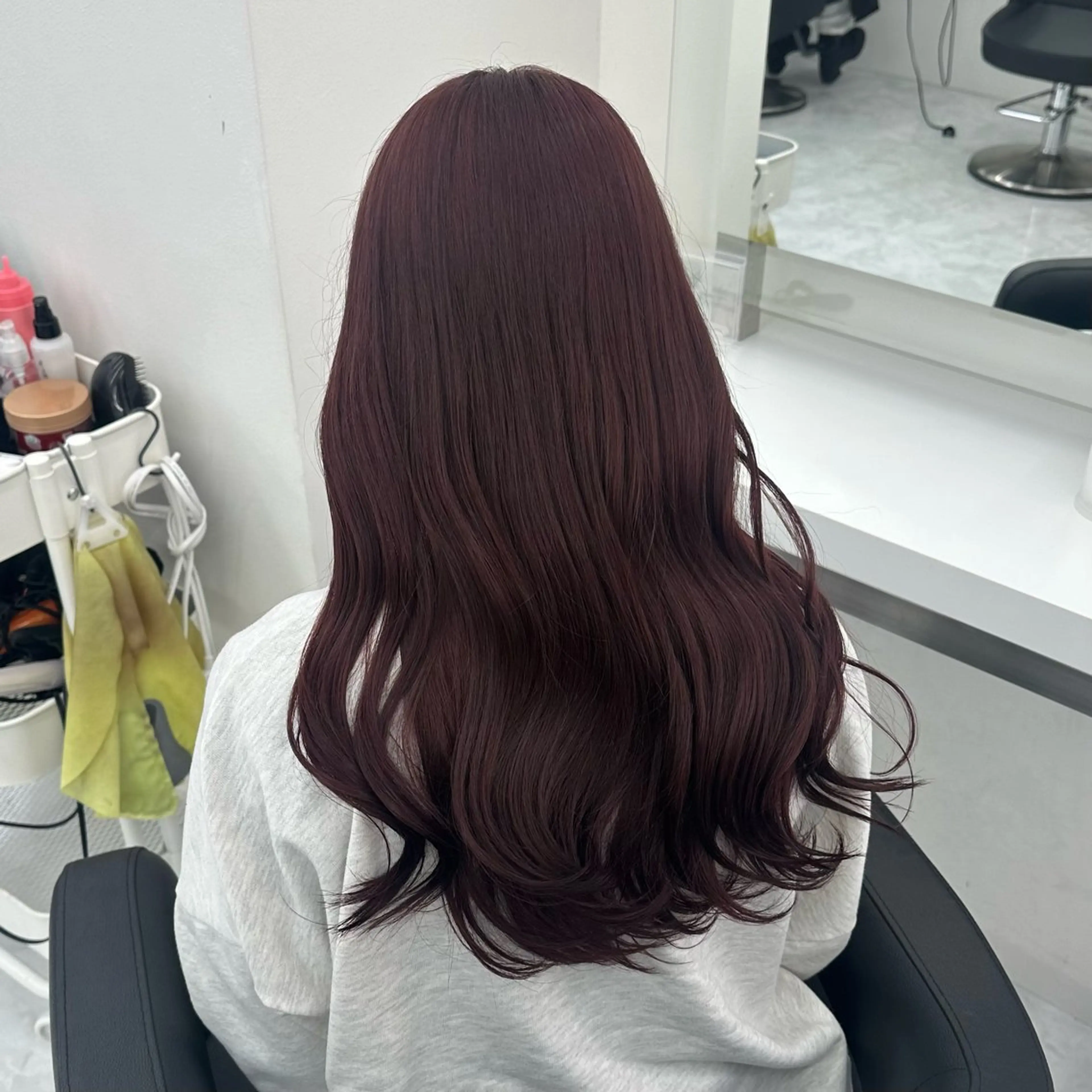 ロング カラー ヘアカラー トリートメント ヘッドスパ ヘアセット ガーリーstyle ❤︎misaki🏹のヘアスタイル