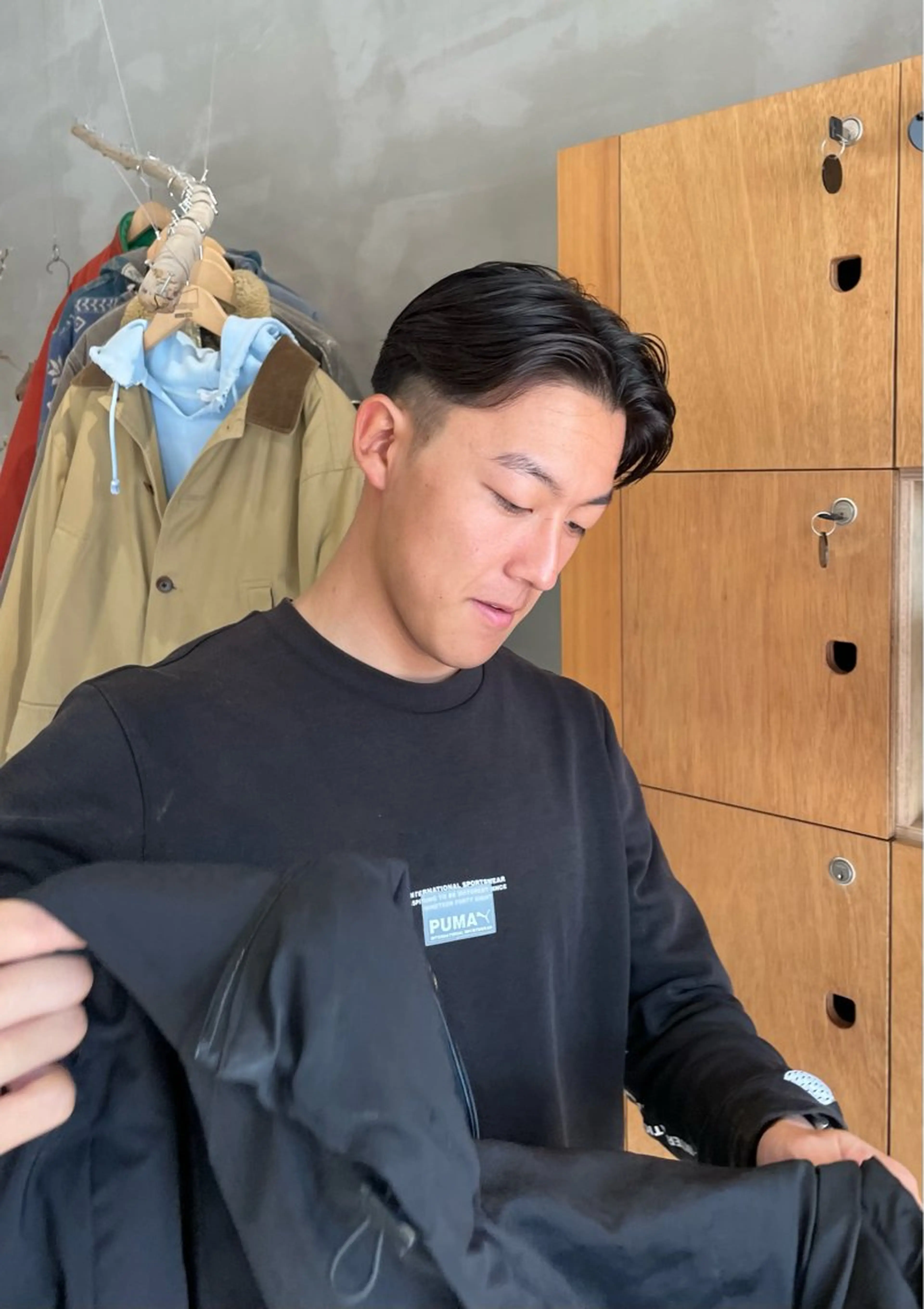 ショート メンズ パーマ/メンズ/ 鮫島竜海のヘアスタイル