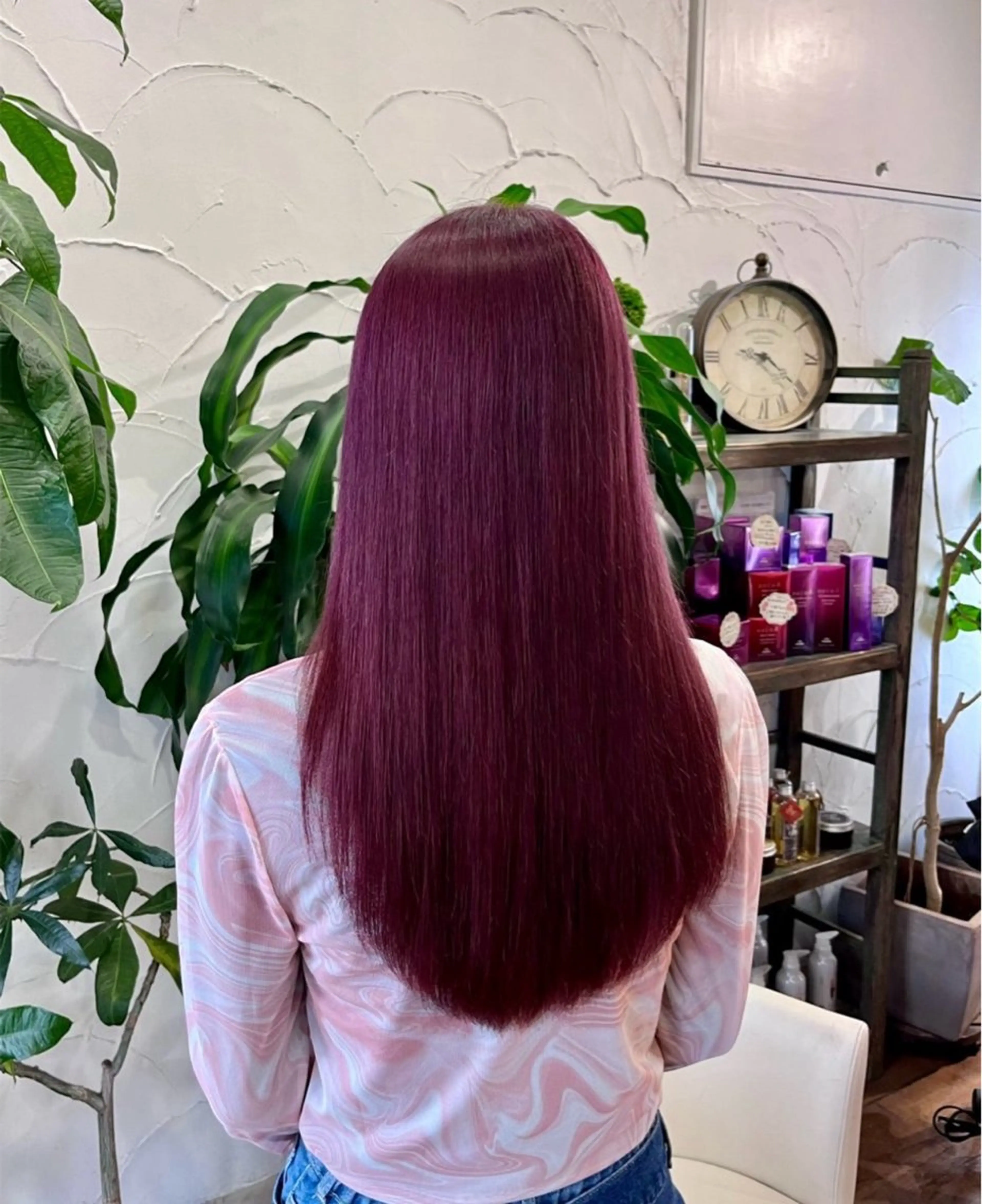 ロング カット トリートメント ヘッドスパ 角田 満帆のヘアスタイル