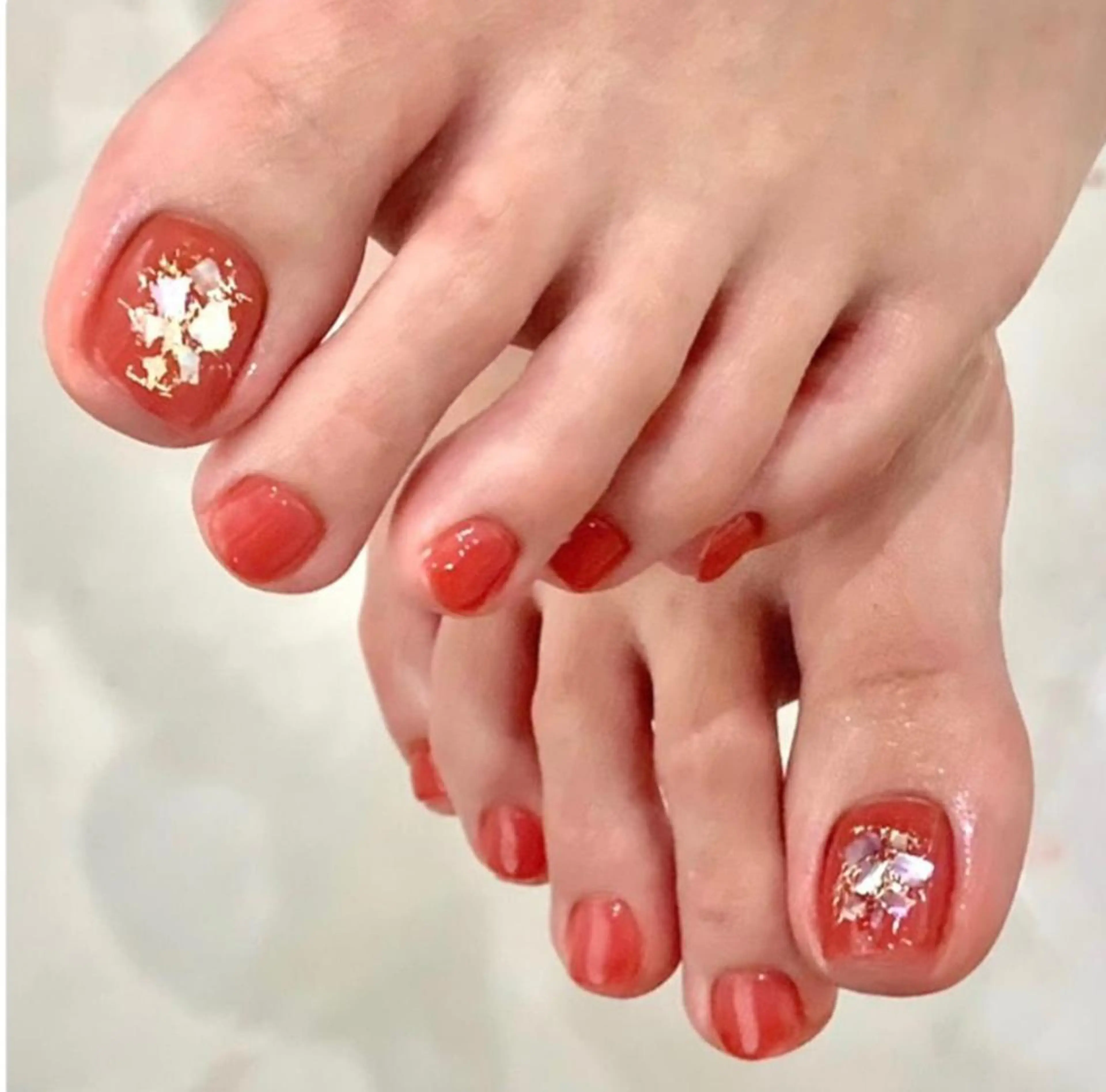 🤍ご新規様限定🤍オフなしフットワンカラーorラメグラコースの写真