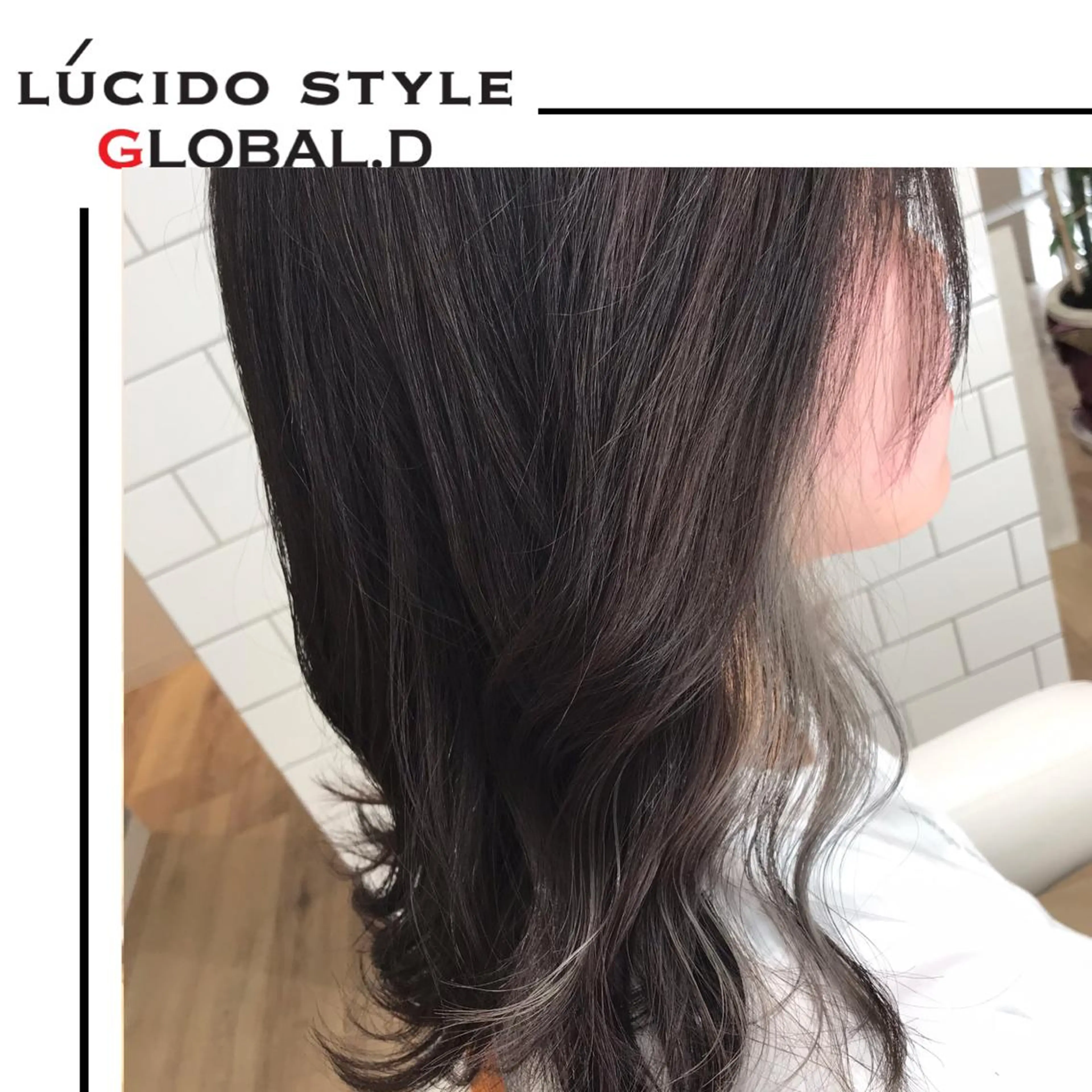 セミロング カラー Lall  You 大阪所属・🥛洒落髪小顔cut なら龍崎🥛のヘアスタイル