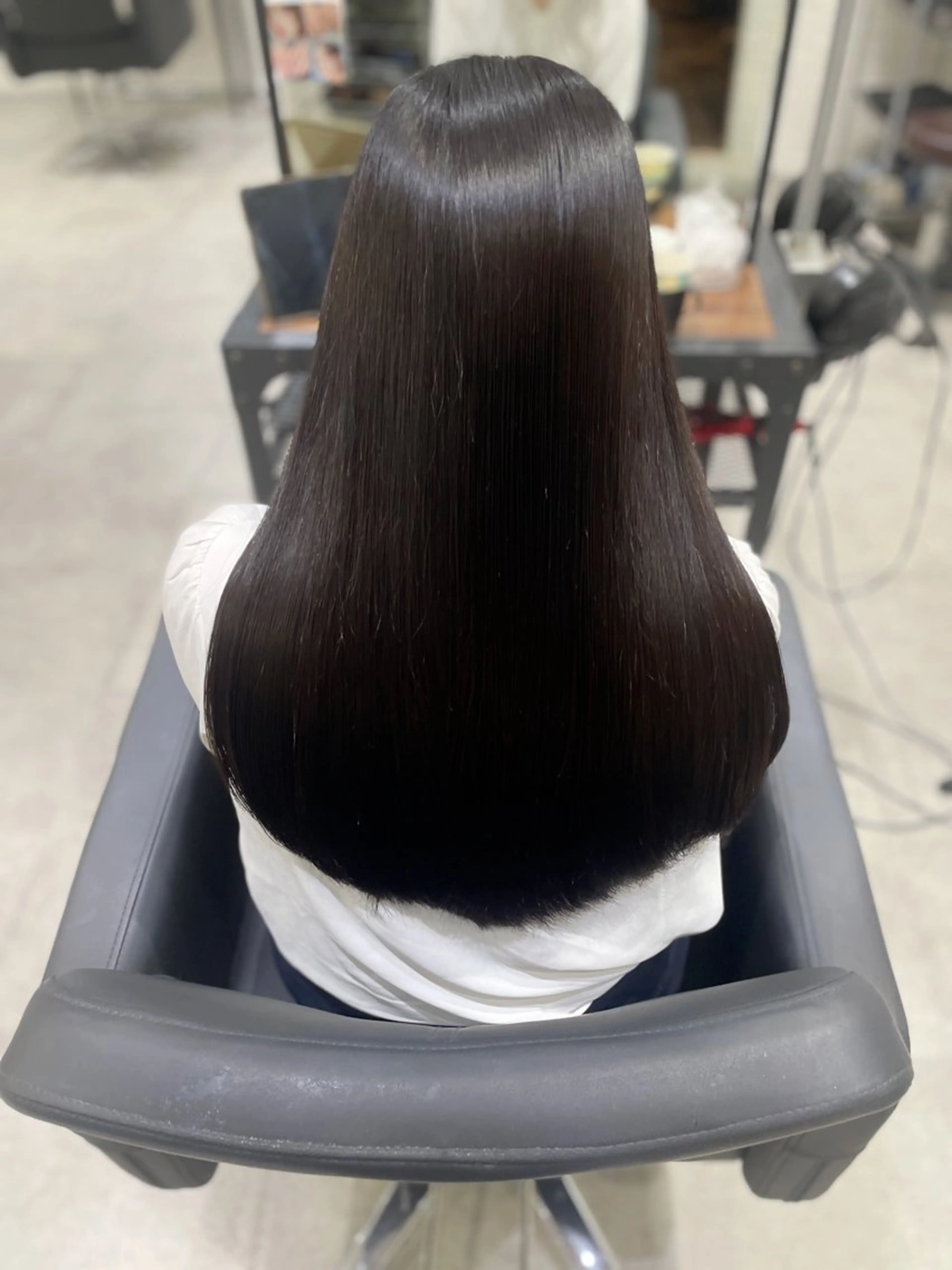 ロング 縮毛矯正 カット 縮毛矯正 トリートメント 杉野❄️艶髪❄️ Zina博多店長のヘアスタイル