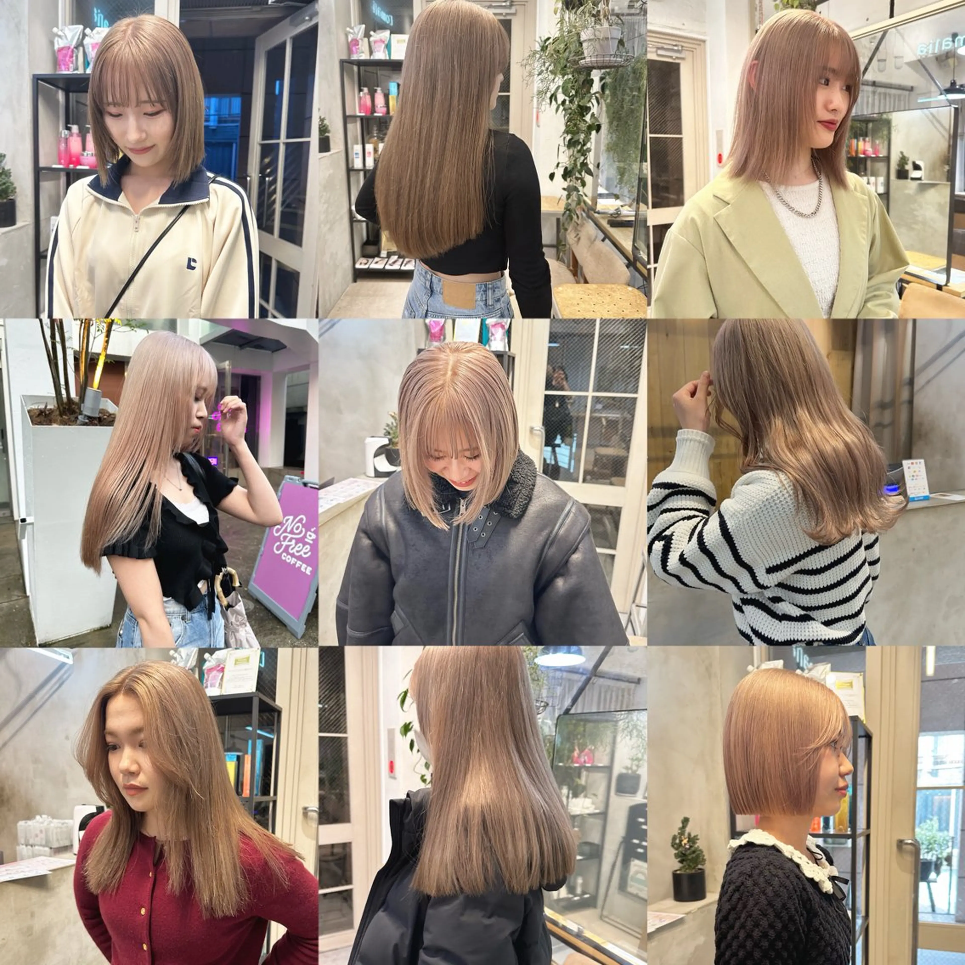 minimo期間限定❕✨前髪カットケアブリーチダブルカラー+オージュアクイックトリートメント🧴の写真