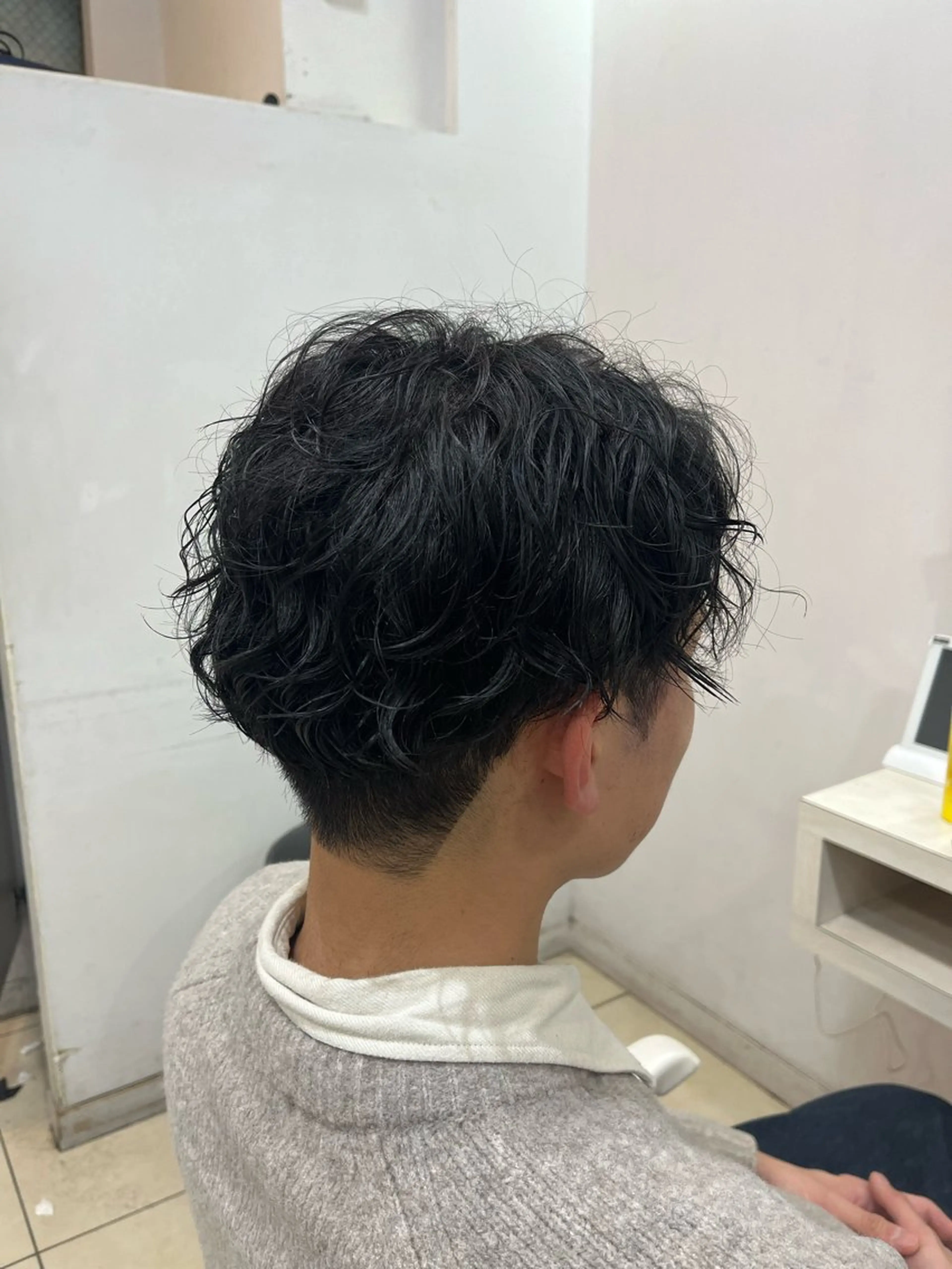 🌟朝のセットを時短🌟メンズカット+スパイラルパーマ🌻 #スパイラル#メンズ#パーマの写真