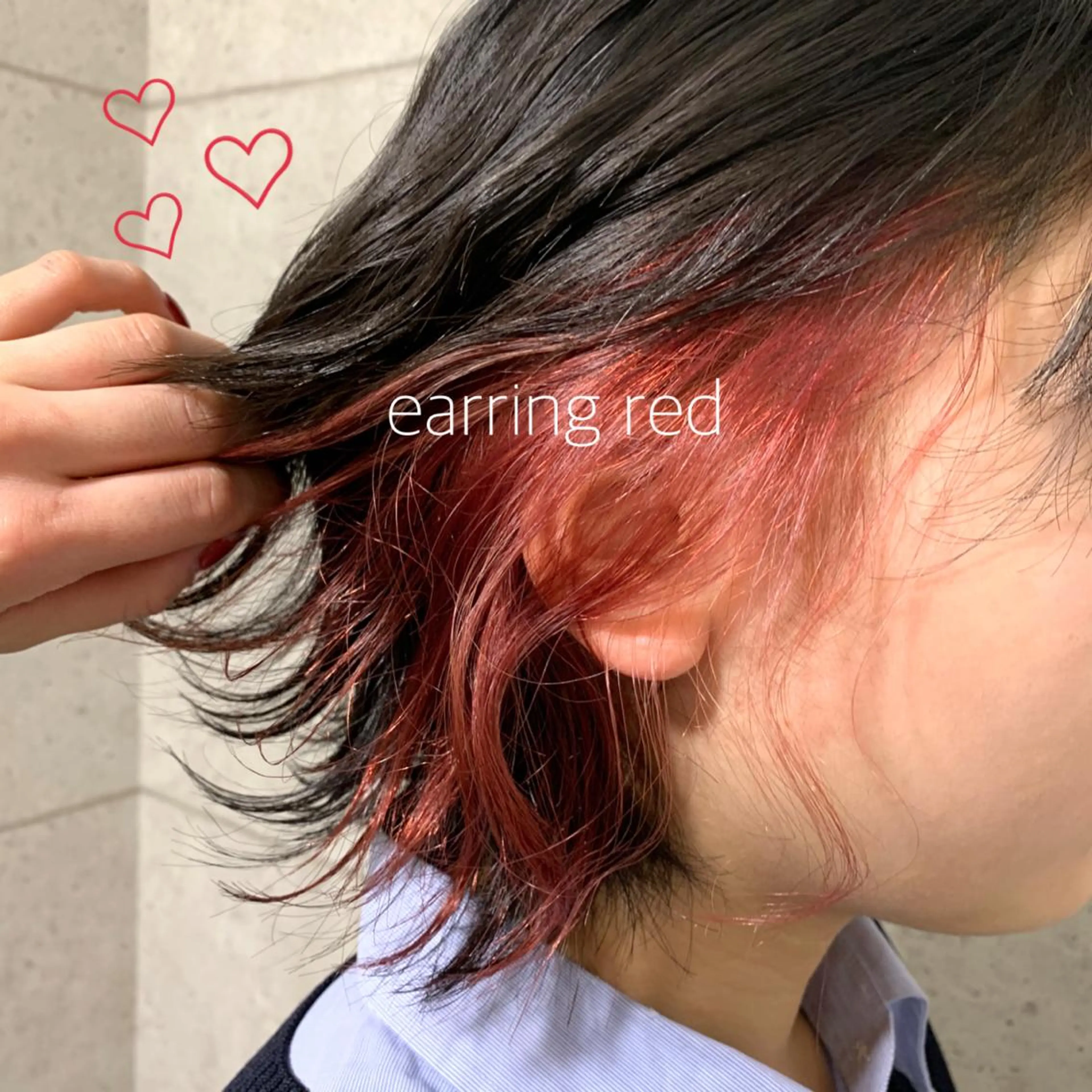 ショート カラー ブリーチ 🌷お洒落推しカラー moe🐰🌷のヘアスタイル