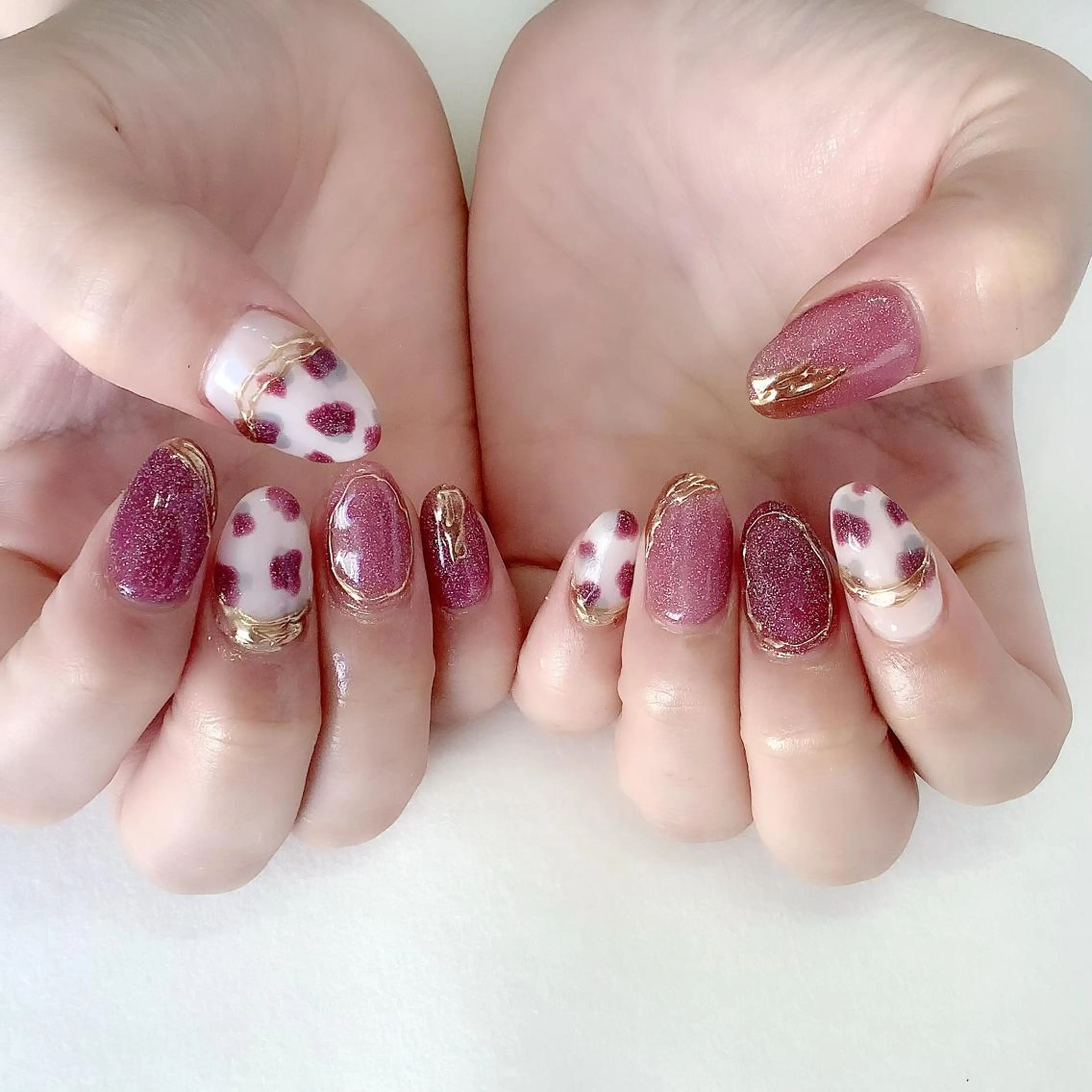 ネイル ハンドネイル 💎🐰 saki. m 🐰💎のネイルデザイン