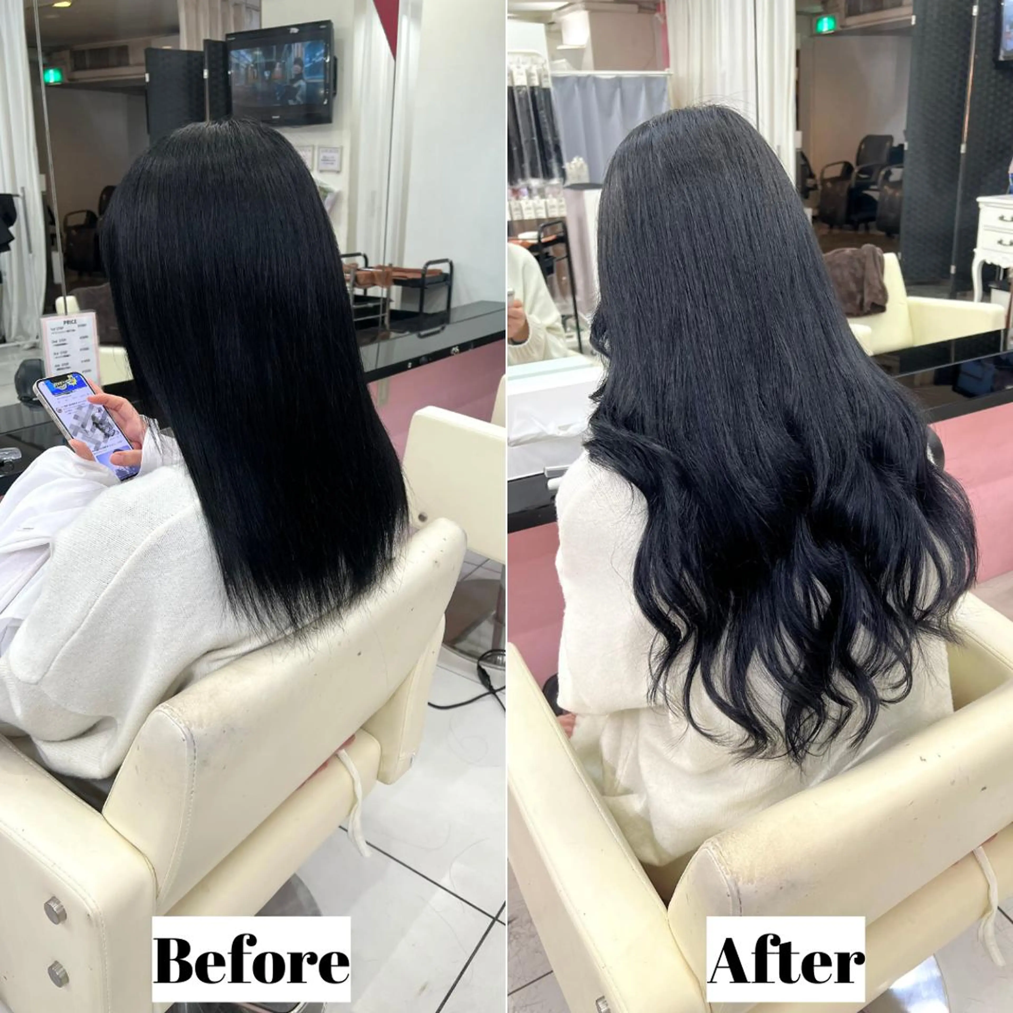 ロング エクステ SEASON 大阪梅田駅徒歩7分のヘアスタイル