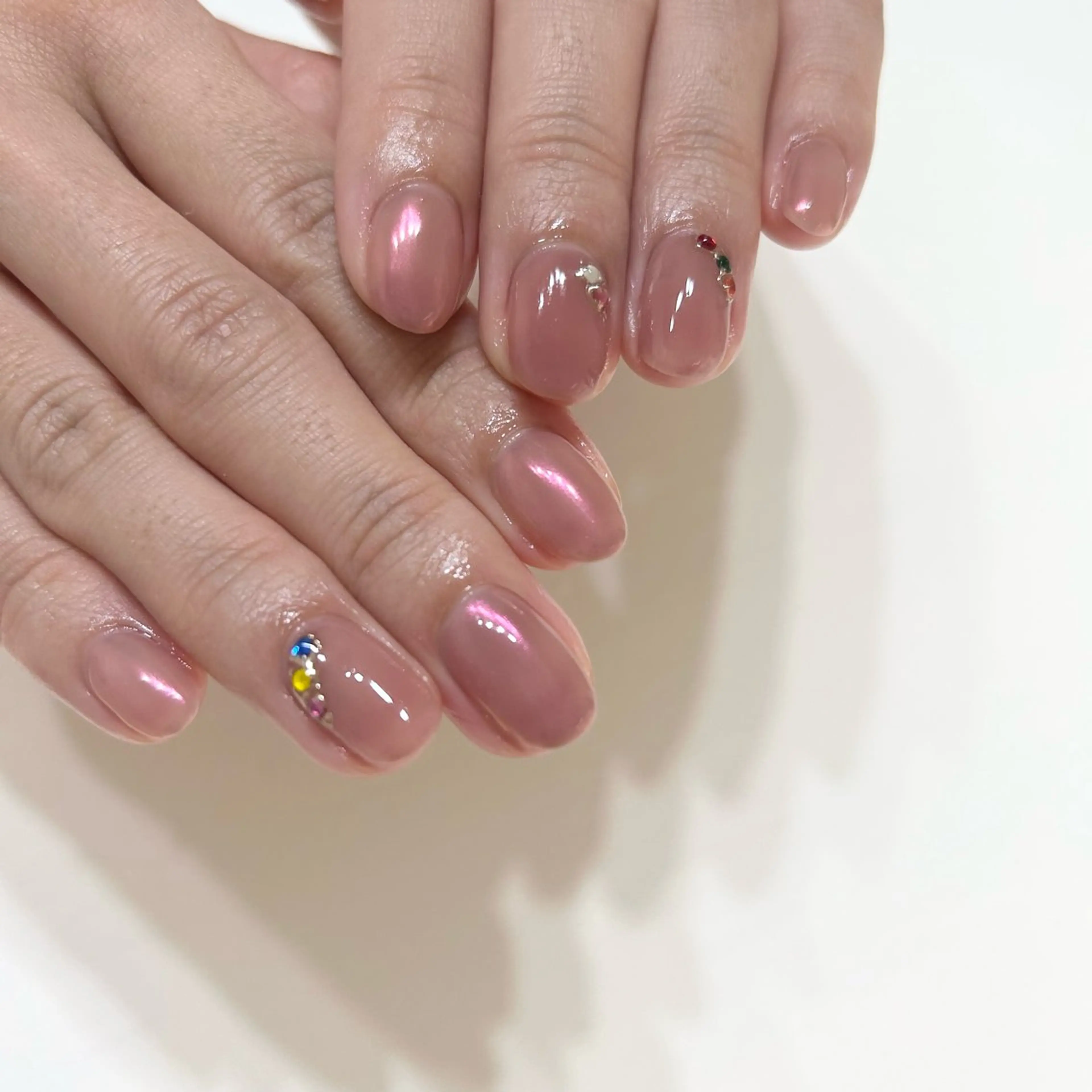 ネイル ブルー フットネイル ジェルネイル キラキラネイル 韓国ネイル ハンドネイル RooM -produce by maynail-所属・RooM -mizuki-のネイルデザイン