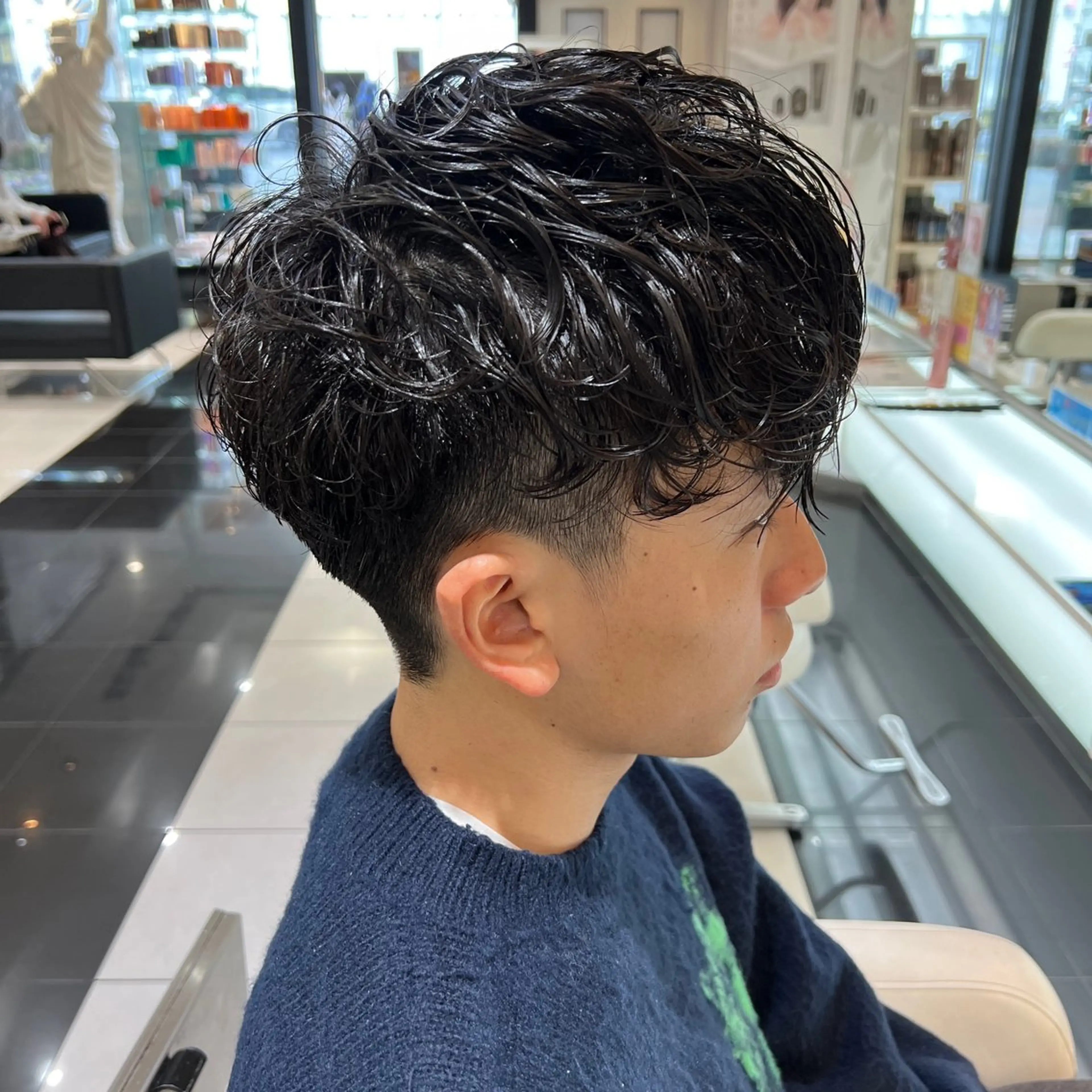 パーマ メンズ メンズパーマ ニュアンスパーマ NYNY姫路本店 メンズパーマ藤川時也のヘアスタイル