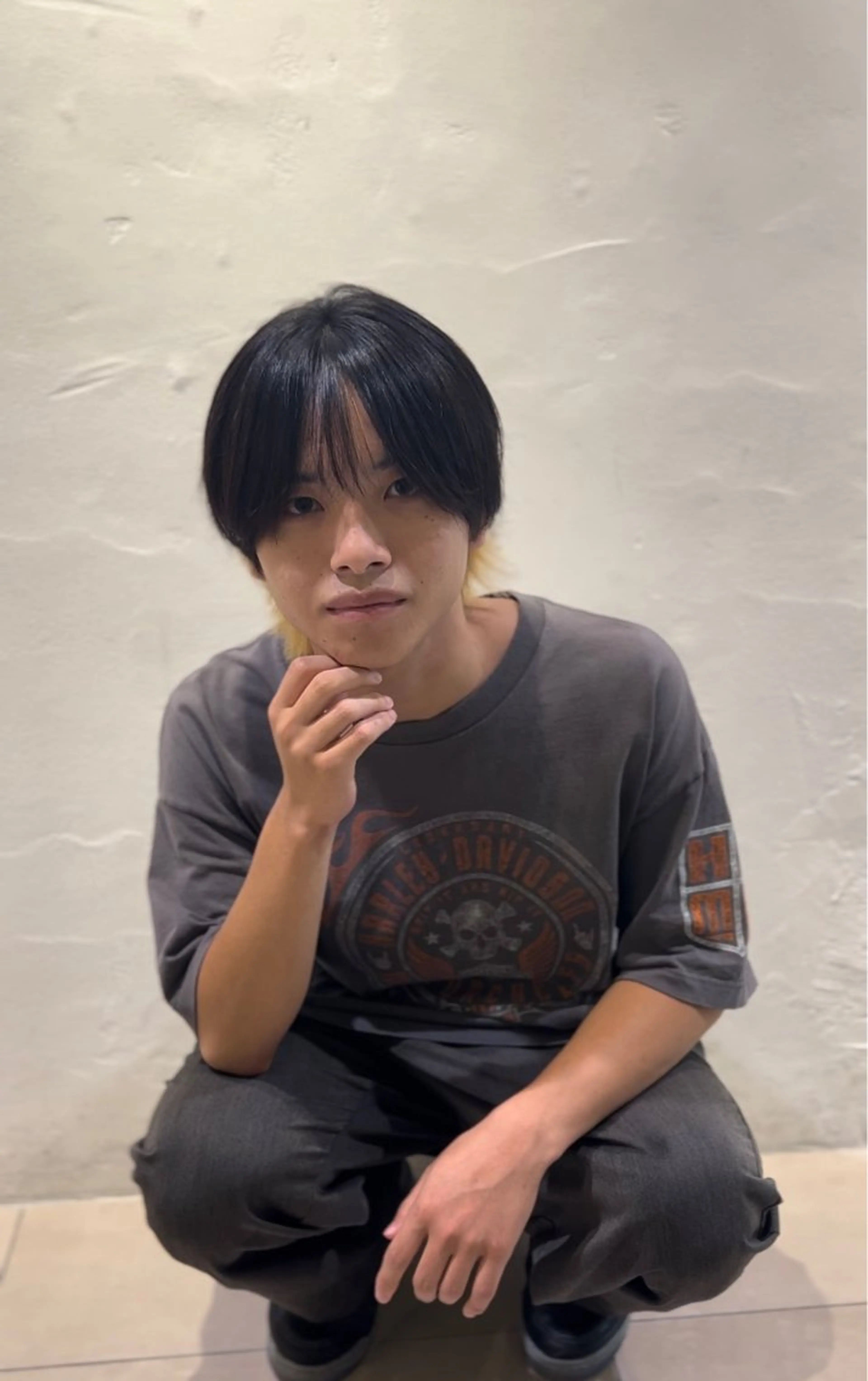 カラー メンズ CINQ ドリームプラザ店所属・竹内 仁のヘアスタイル