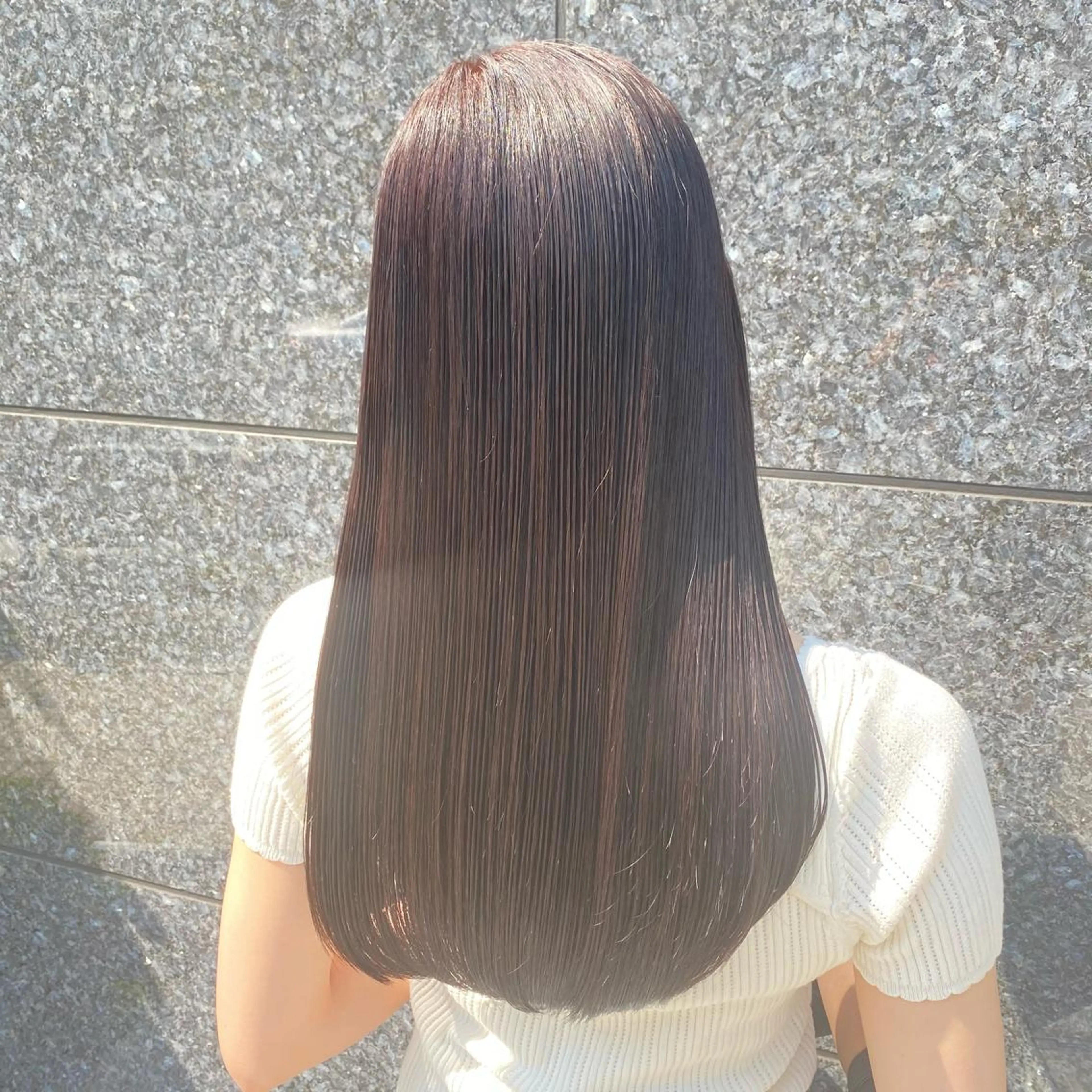 💕ブリーチ対応縮毛矯正＋ケアカラー＋メンテナンスカット＋トリートメントの写真