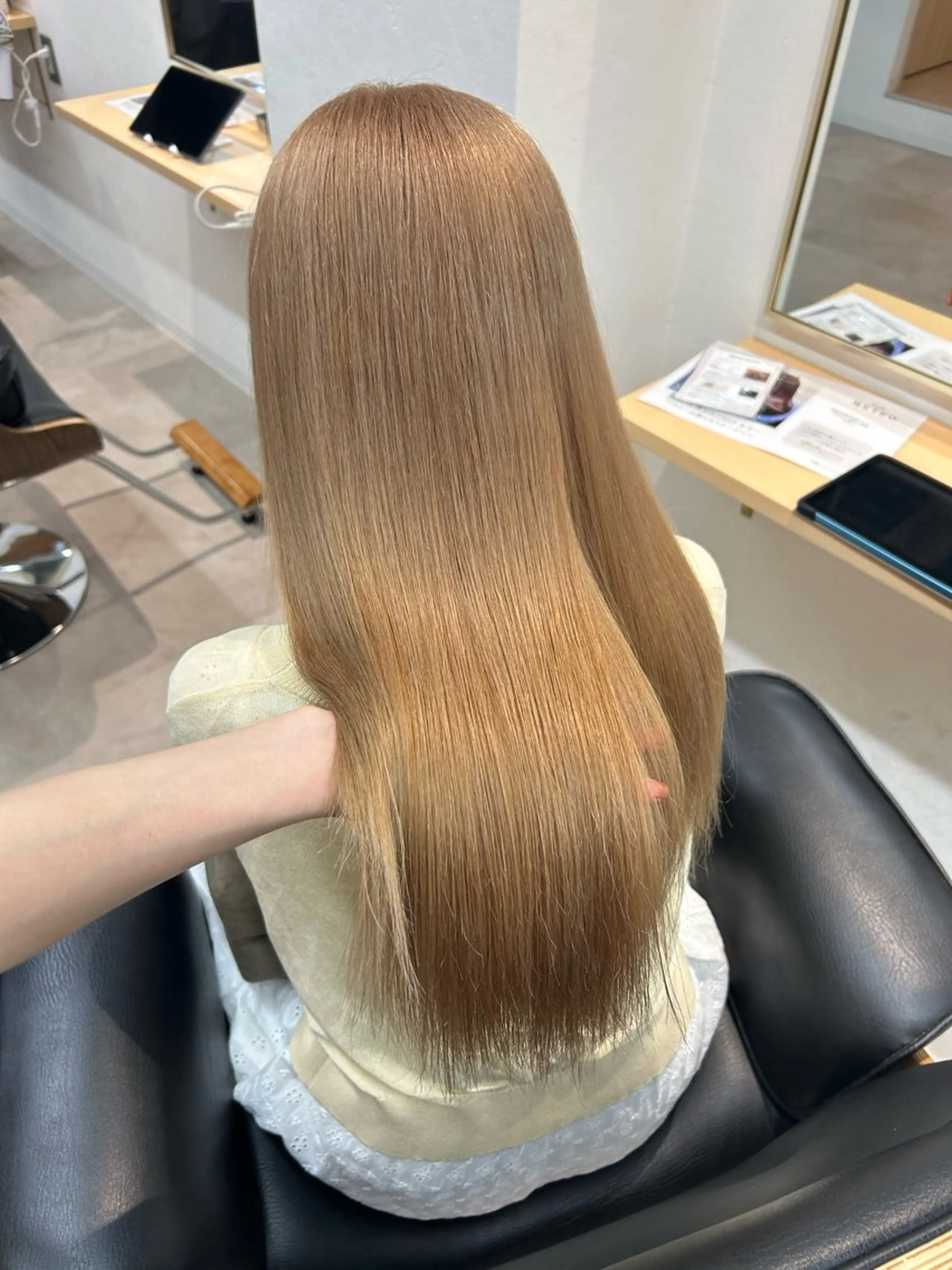 ロング カラー ハイトーンカラー 韓国ボブ/レイヤー/ ハイトーン/まなみのヘアスタイル