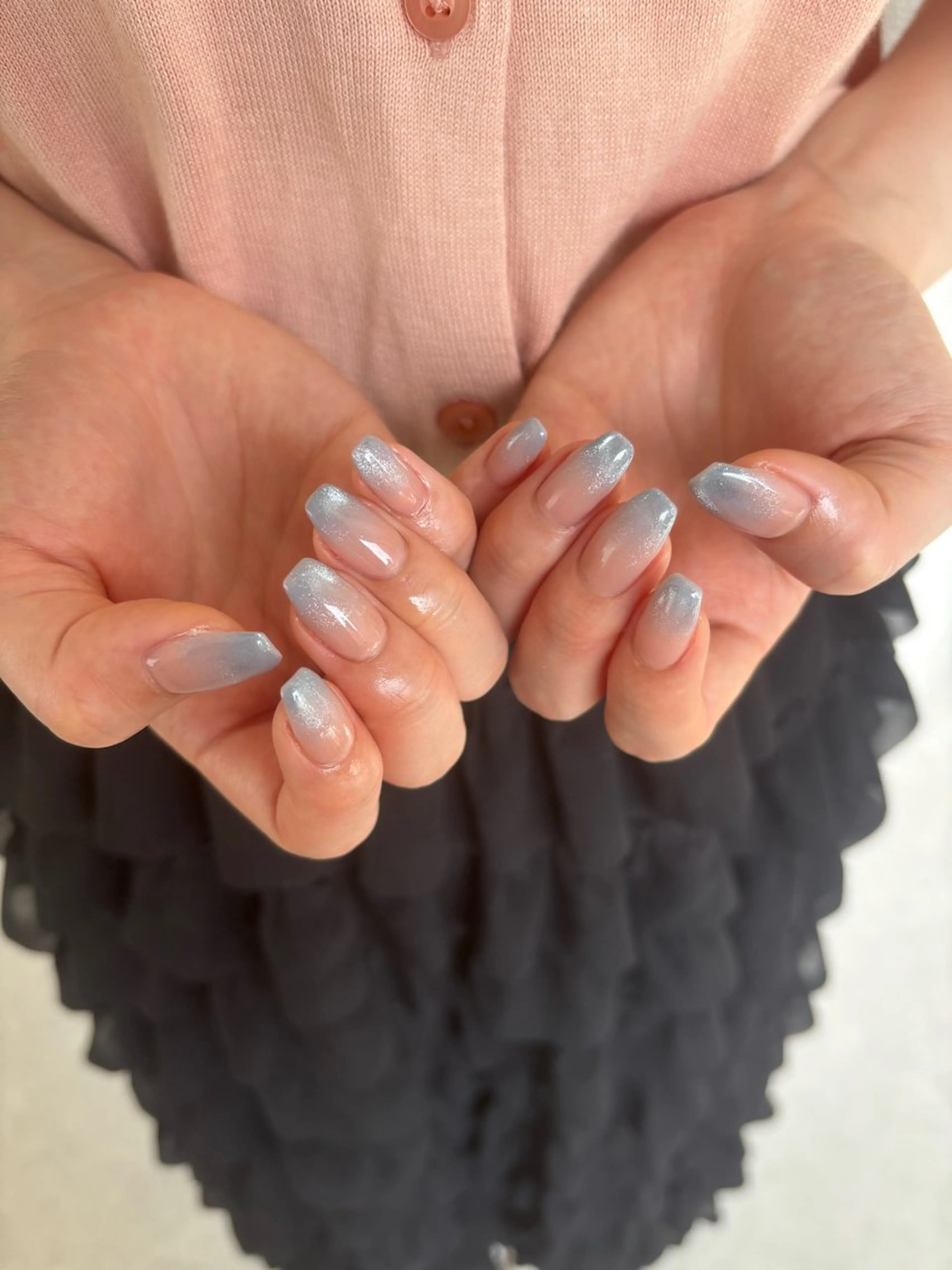 ネイル グラデーション マグネットネイル ハンドネイル Hanana Nail所属・Hanana Nail Hanaのネイルデザイン